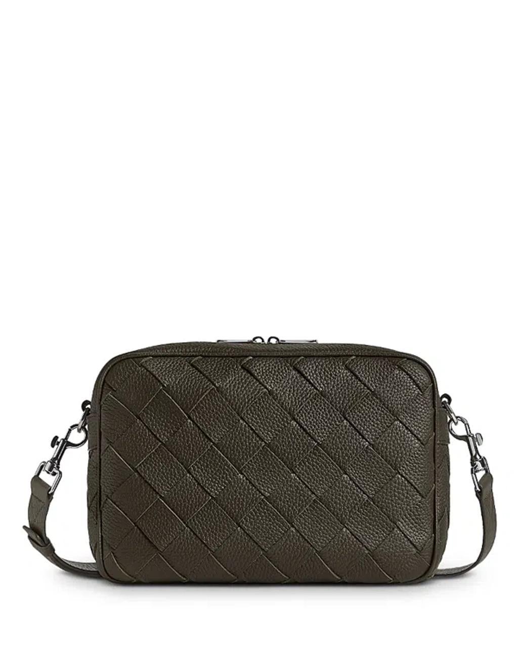 BOTTEGA VENETA Medium Intrecciato Camera Bag In Olive Product Image