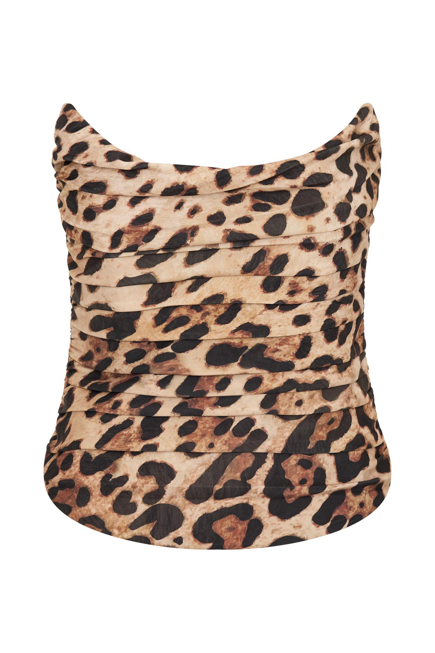 Tokio Suiting Corset - Leopard Print Product Image