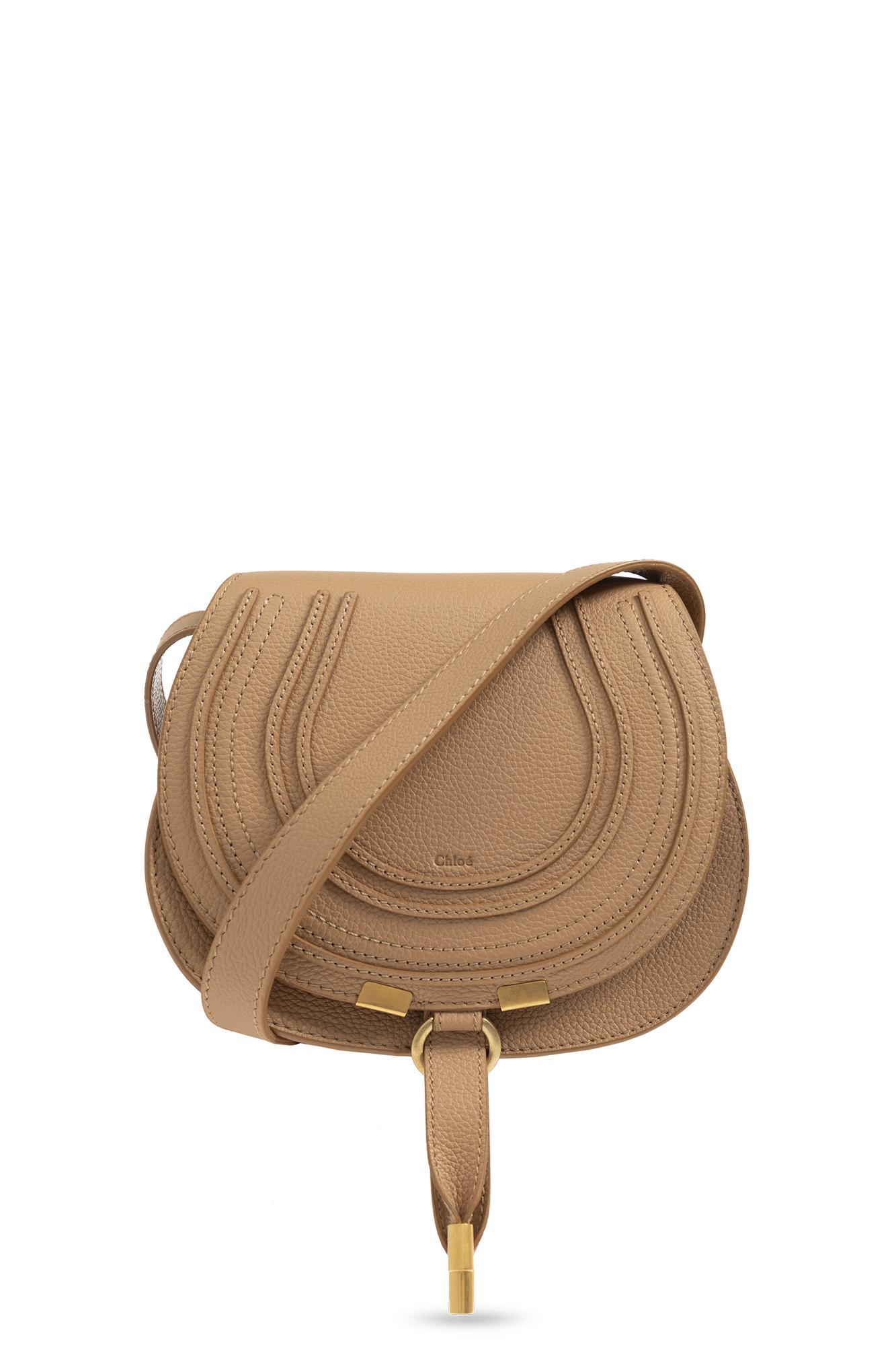 CHLOÉ Marcie Shoulder Bag In Light_tan Product Image