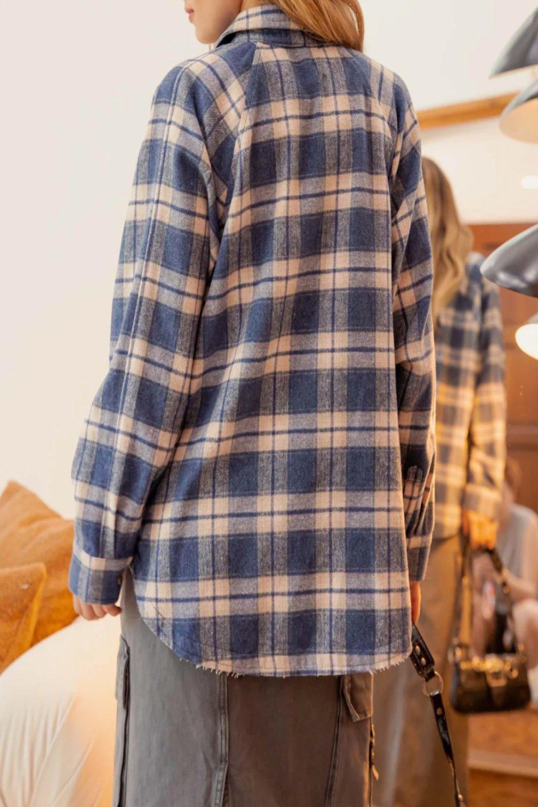 Oversized Flannel Shacket Product Image