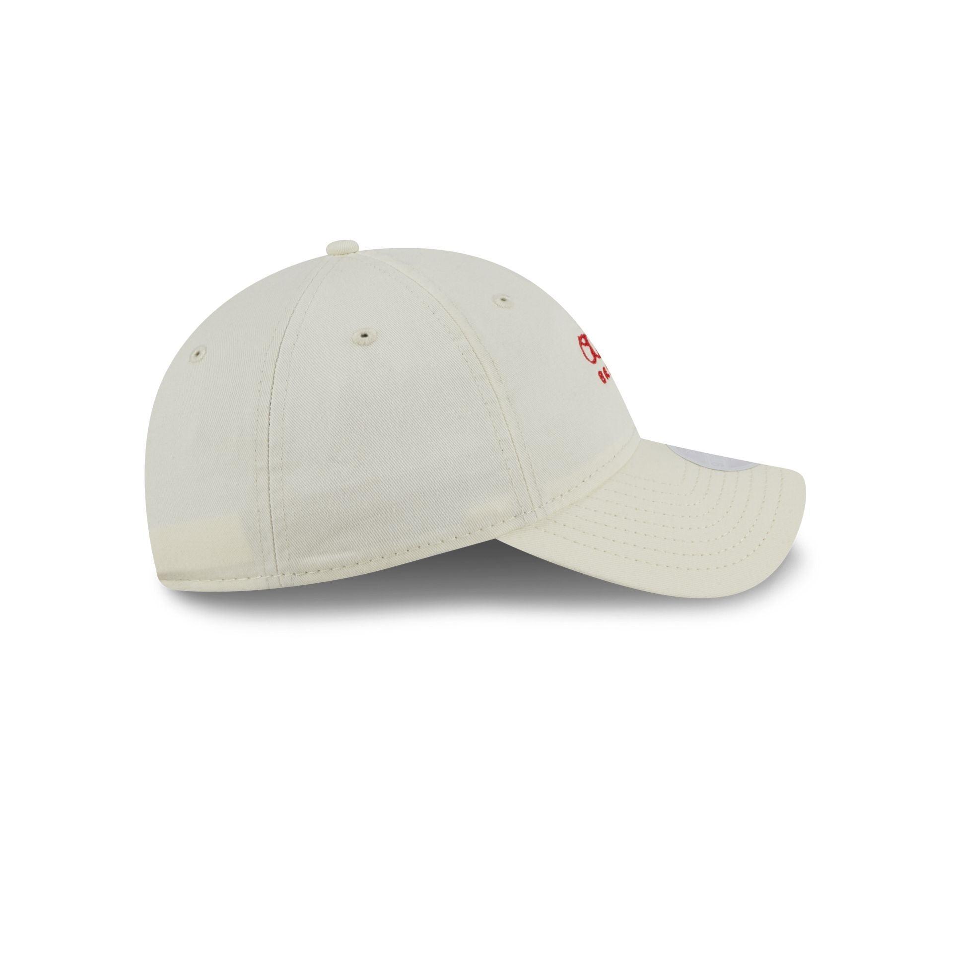 Los Angeles Angels Women's Throwback White 9TWENTY Adjustable Hat Female Product Image