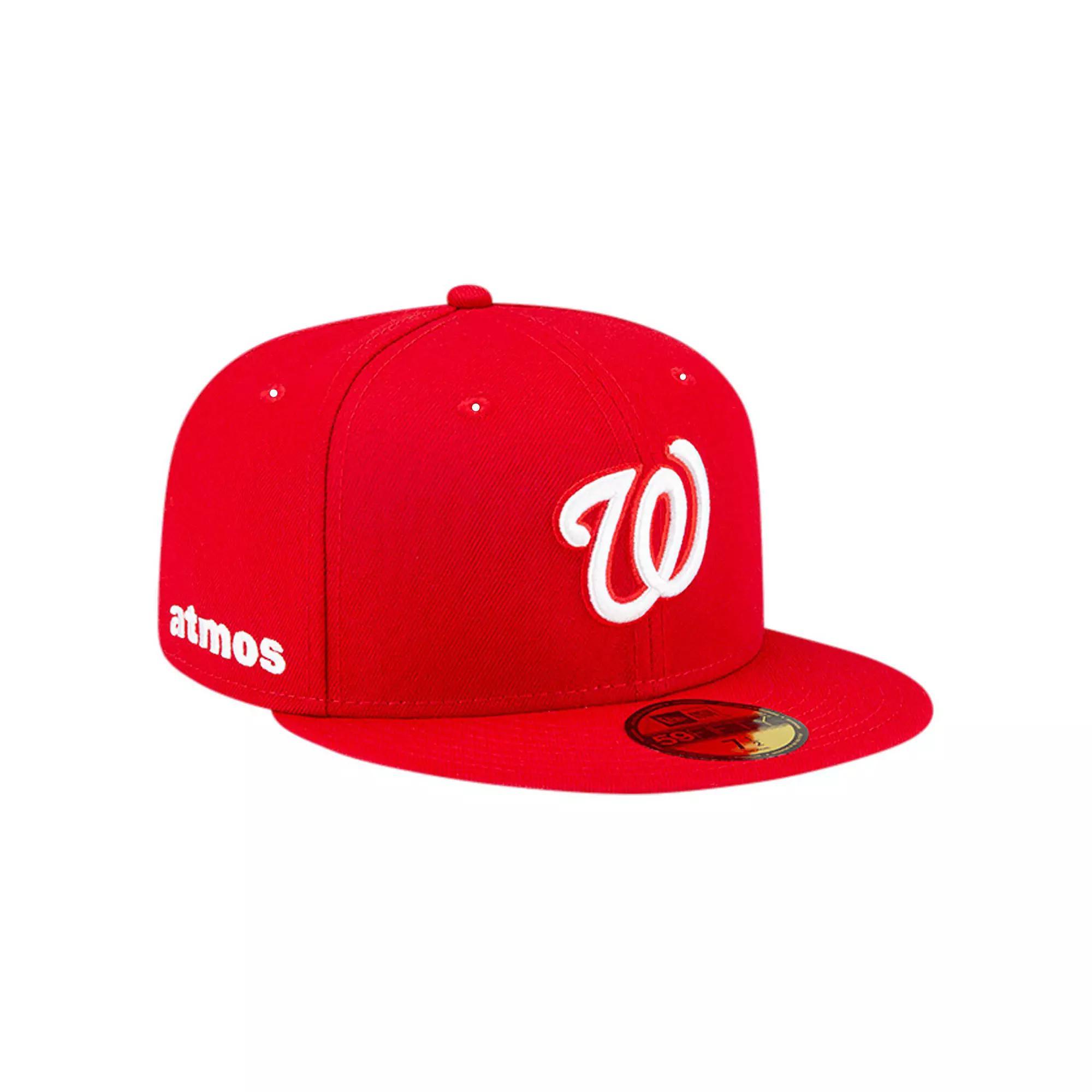 Men's New Era Red Washington Nationals Atmos Animal Undervisor 59FIFTY Fitted Hat,  Product Image