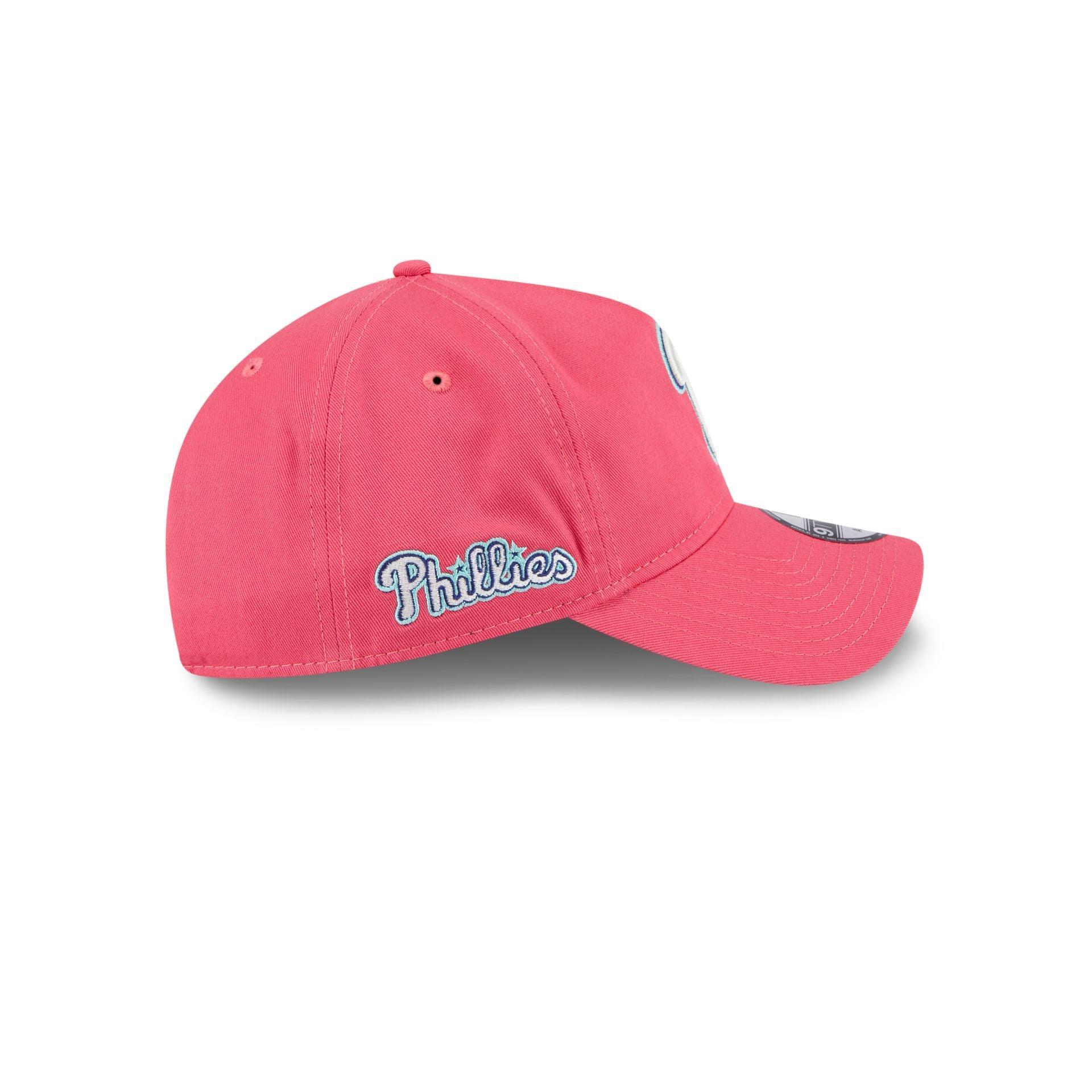 Philadelphia Phillies Coral 9TWENTY A-Frame Adjustable Hat Male Product Image