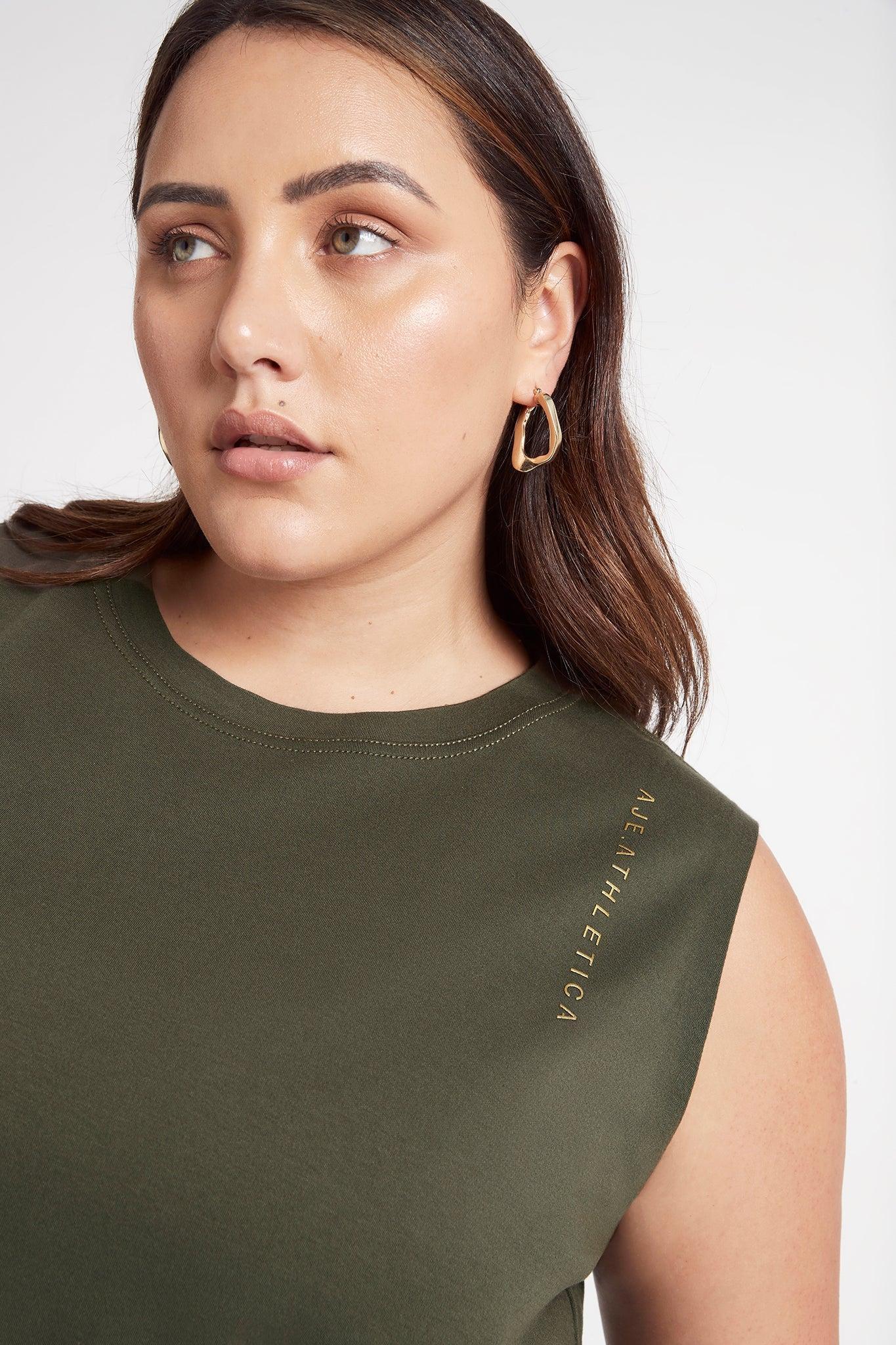 Cropped Embossed Signature Logo Tank 112 Product Image