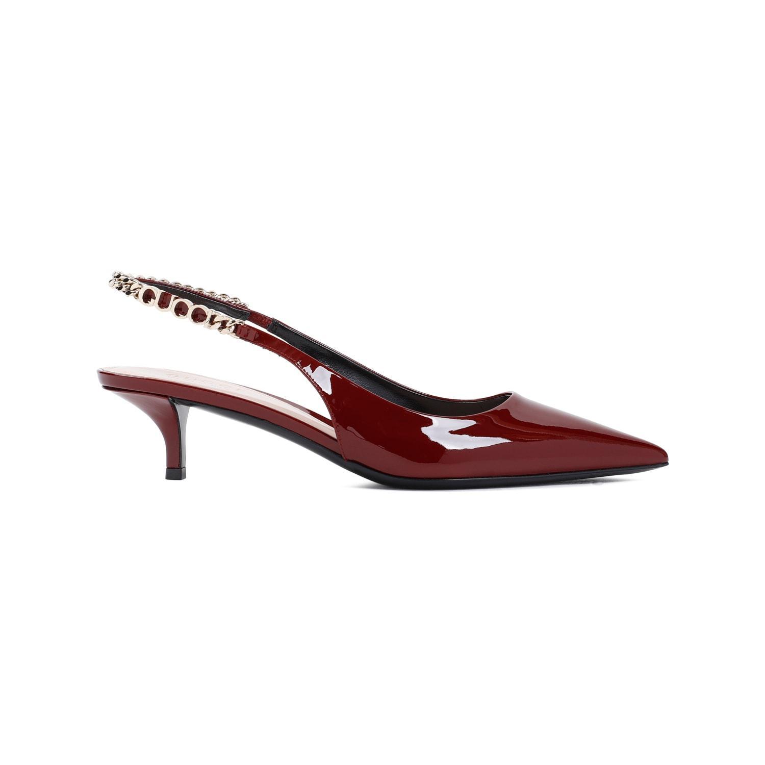 Signoria Slingback Pump In Red Product Image