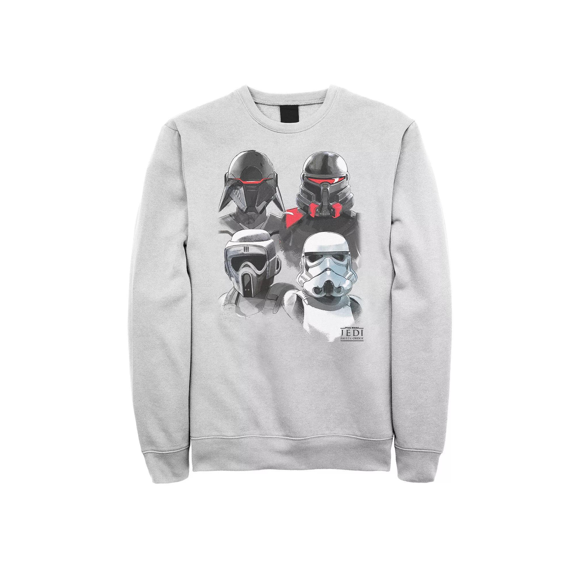 Men's Star Wars Jedi Fallen Imperial Fighter Collage Sweatshirt,  Product Image