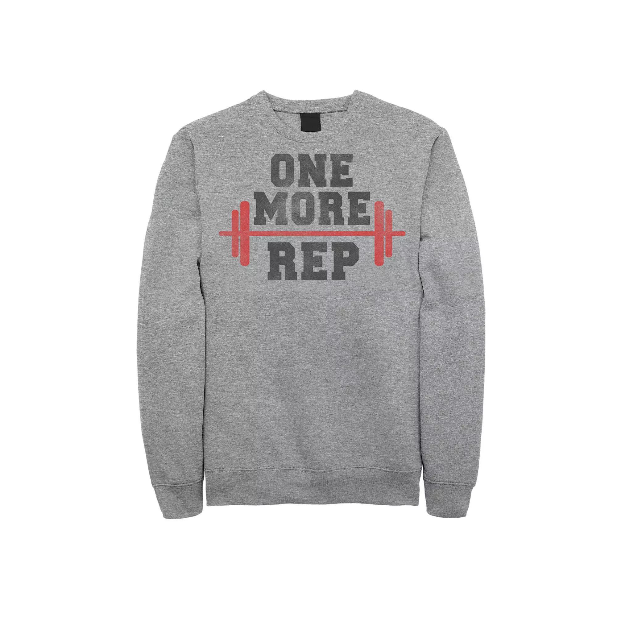 Men's One More Rep Dumbbell Graphic Fleece Pullover,  Product Image