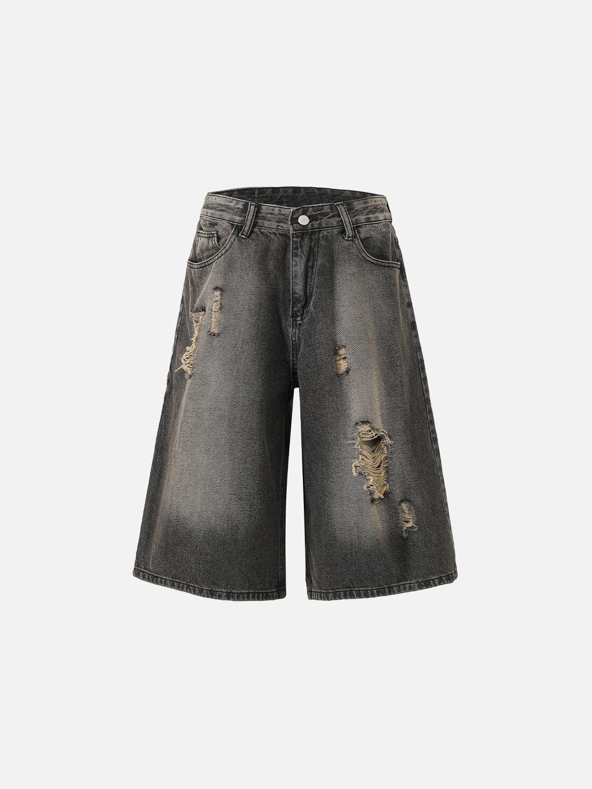Aelfric Eden Distressed Baggy Longline Jorts Product Image