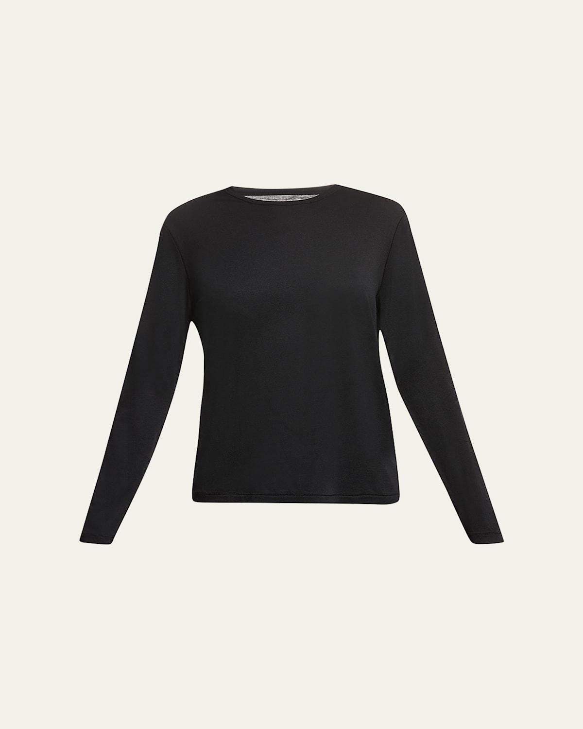 Lyocell Cotton Crewneck Tee Product Image