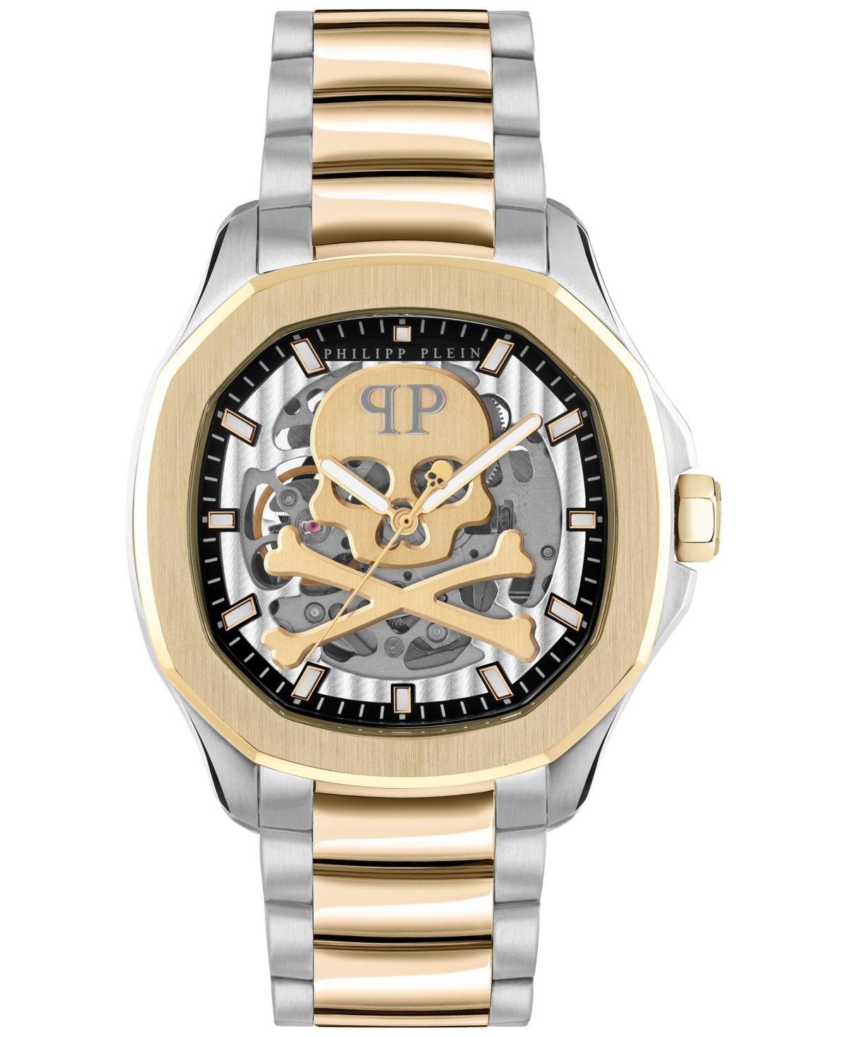 Philipp Plein Mens Skeleton Spectre Automatic Stainless Steel Bracelet Watch Product Image