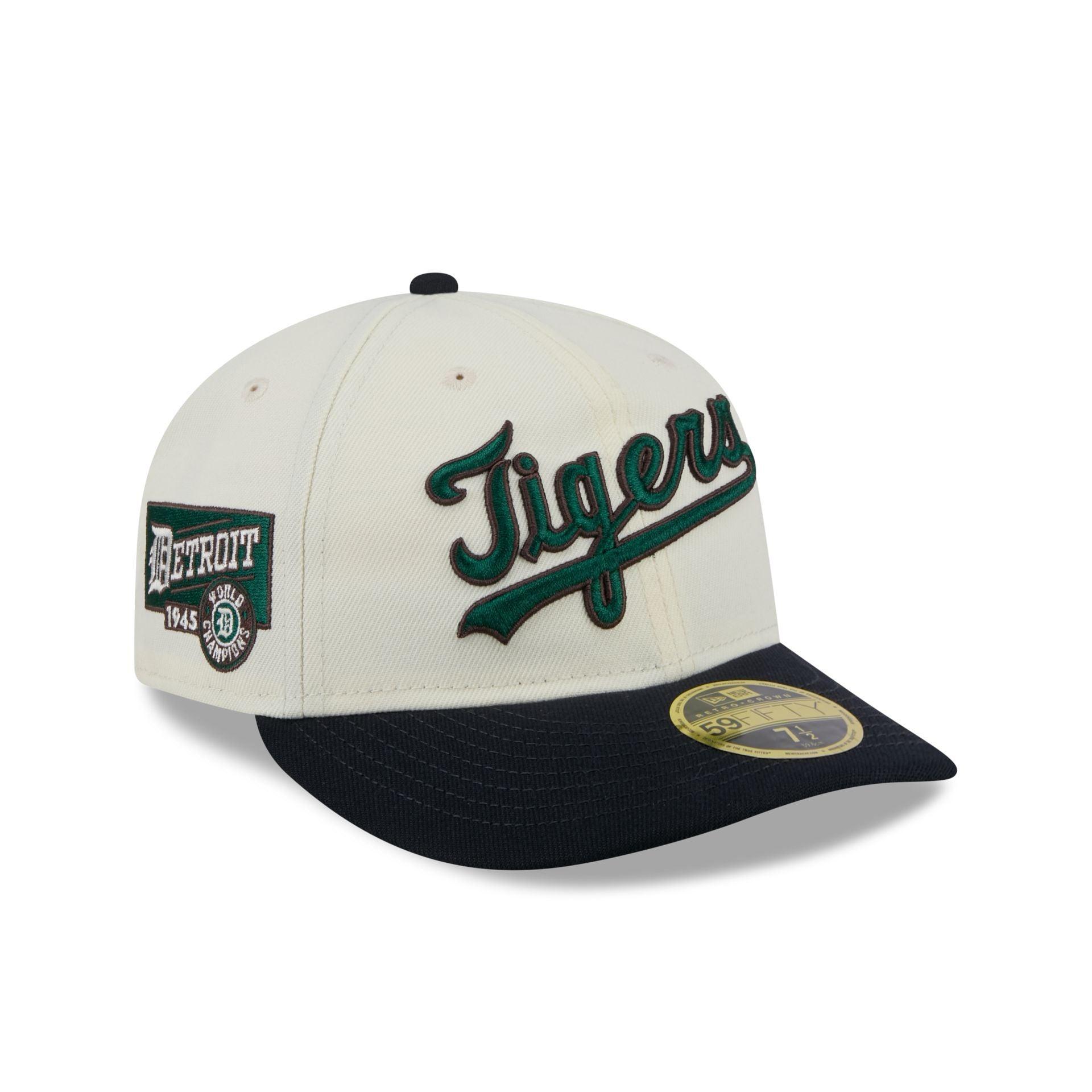 Detroit Tigers Forest Visor Retro Crown 59FIFTY Fitted Hat Male Product Image