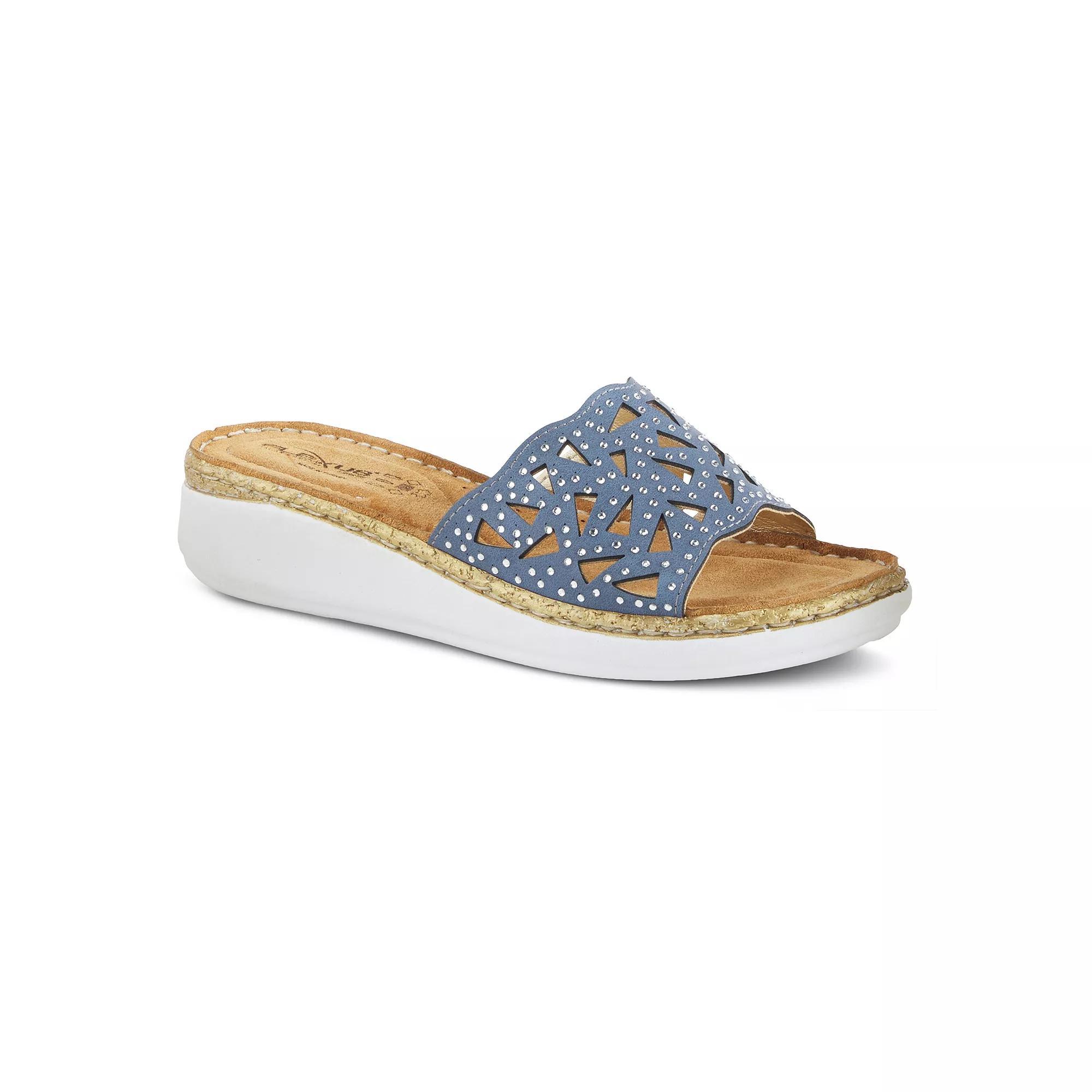Flexus by Spring Step Windom Women's Rhinestone Slide Sandals,  Product Image