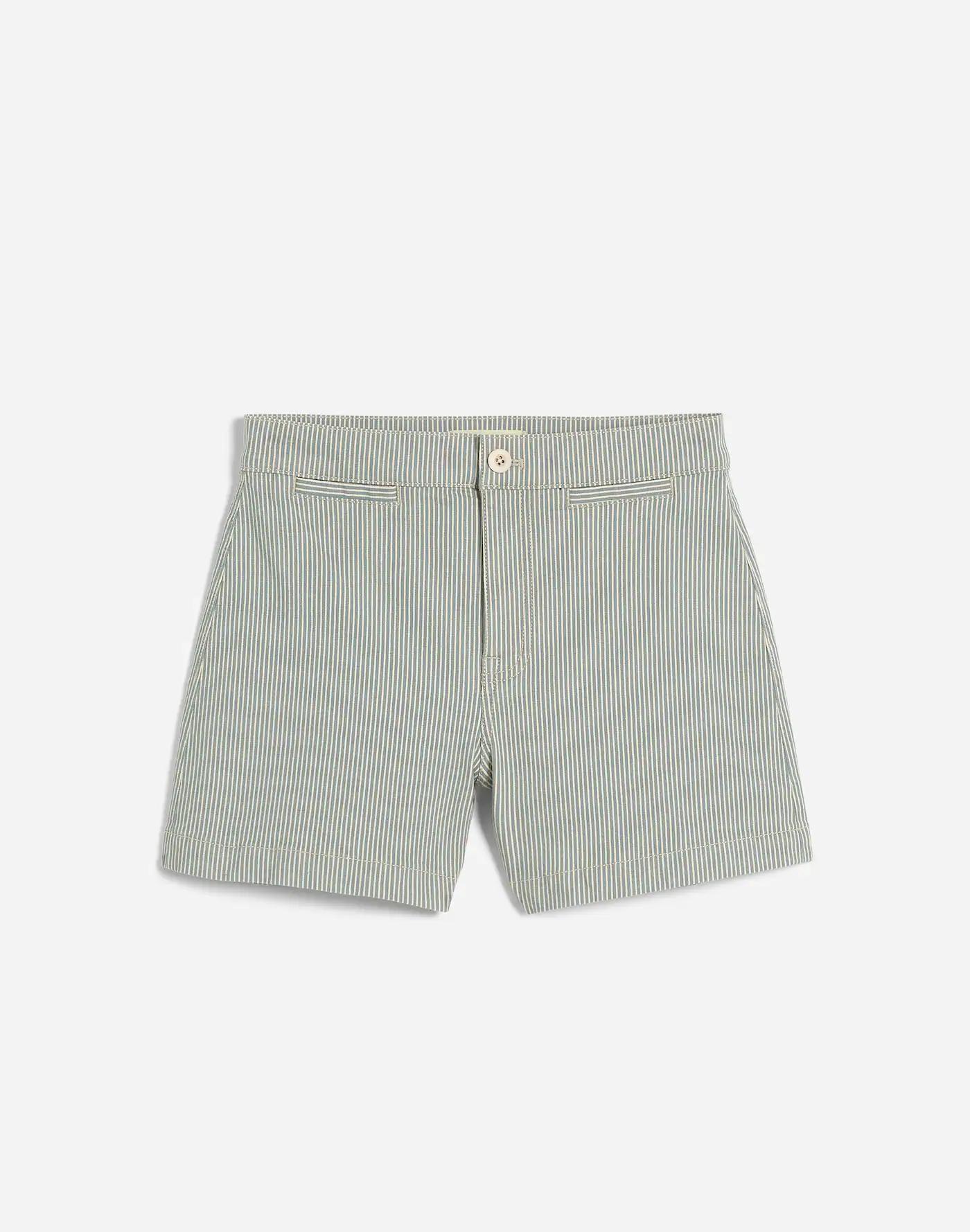 The Denim Emmett Short in Yarn-Dyed Stripe: Welt Pocket Edition Product Image