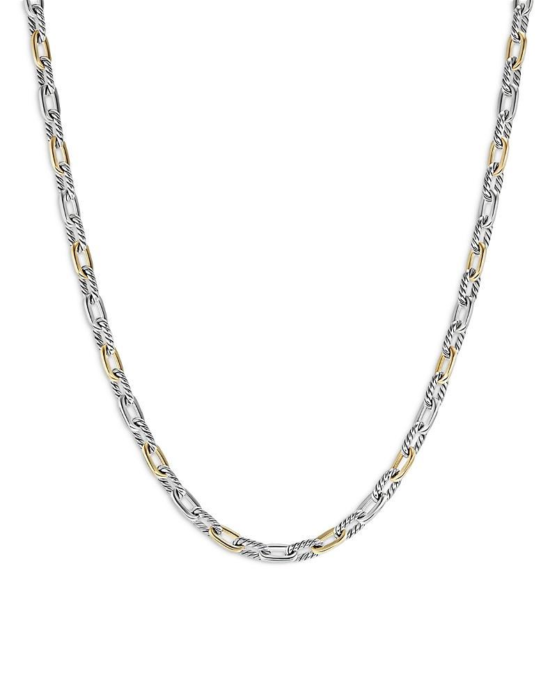 DY Madison Chain Necklace in Silver with 18K Gold, 11mm, 18L Product Image