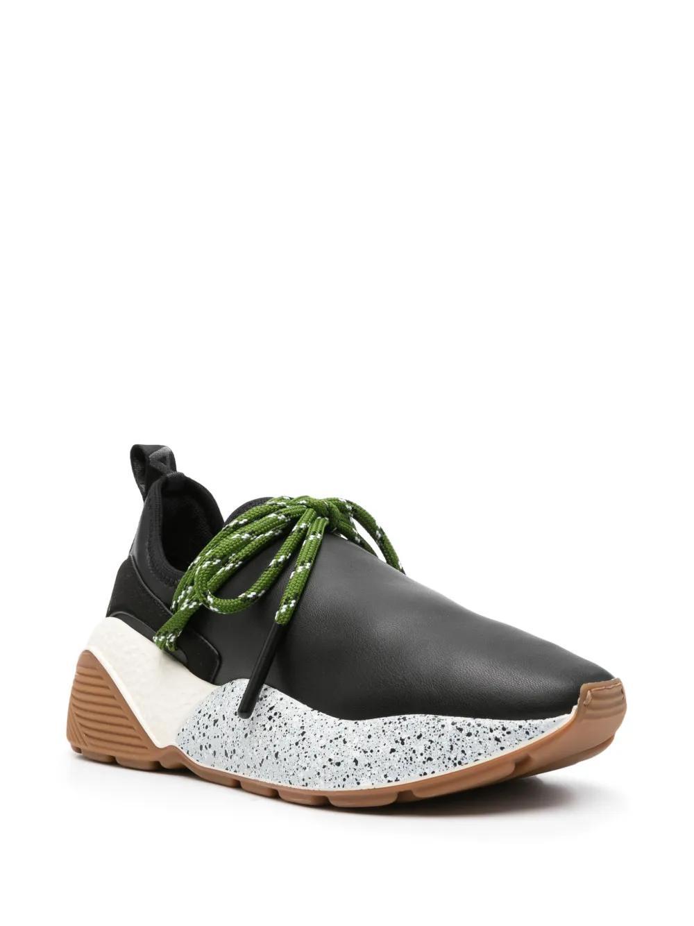 STELLA MCCARTNEY Faux-leather Panelled Sneakers In Black Product Image