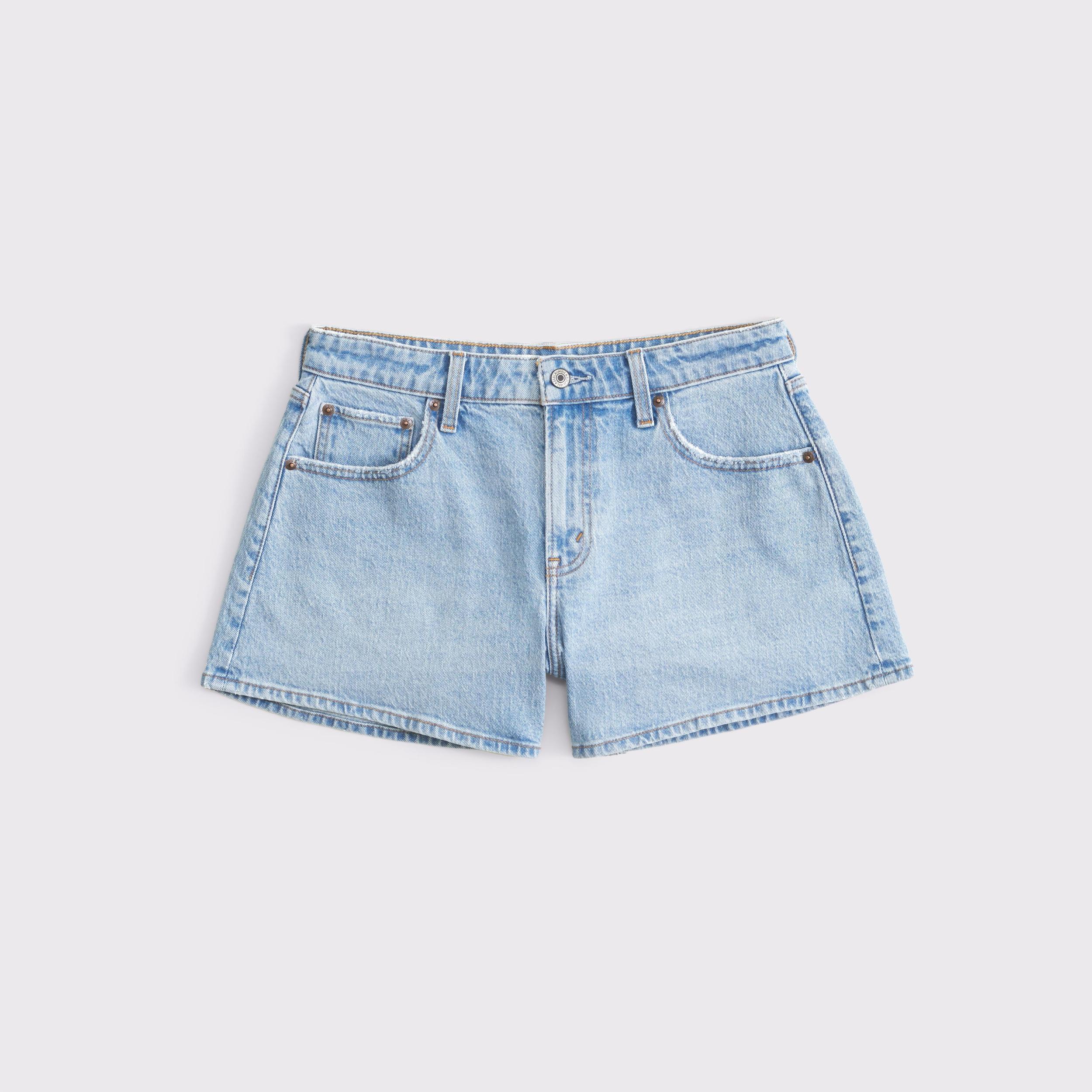 Curve Love Mid Rise A-Line Short Product Image