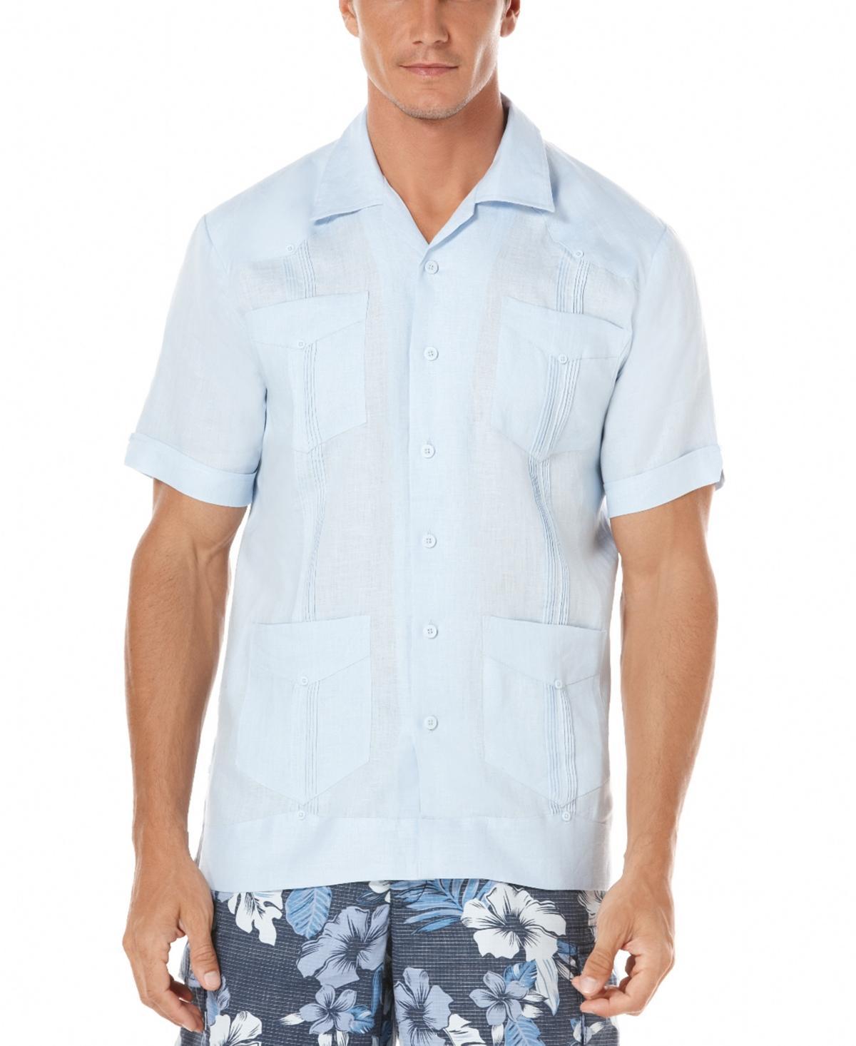 Cubavera Mens 100% Linen Short Sleeve 4 Pocket Guayabera Shirt Product Image