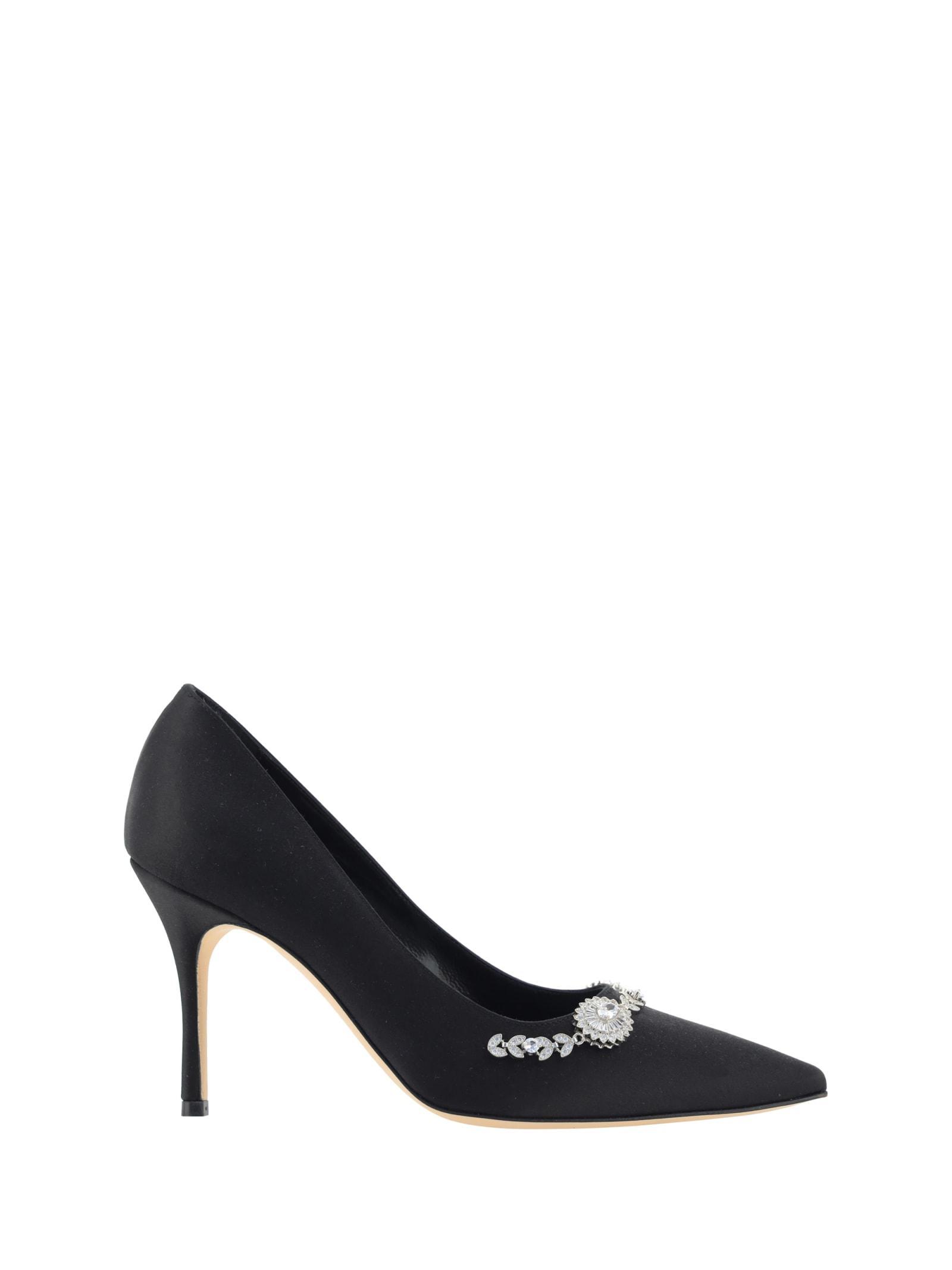 MANOLO BLAHNIK Lamik Pumps In Blck Product Image