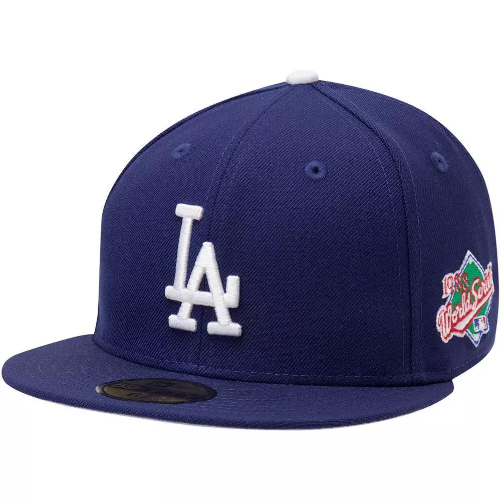 Men's New Era Navy Los Angeles Dodgers 1988 World Series Wool 59FIFTY Fitted Hat,  Product Image