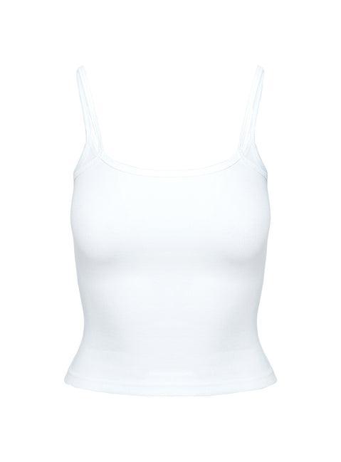 Baseline Rib Top White Product Image