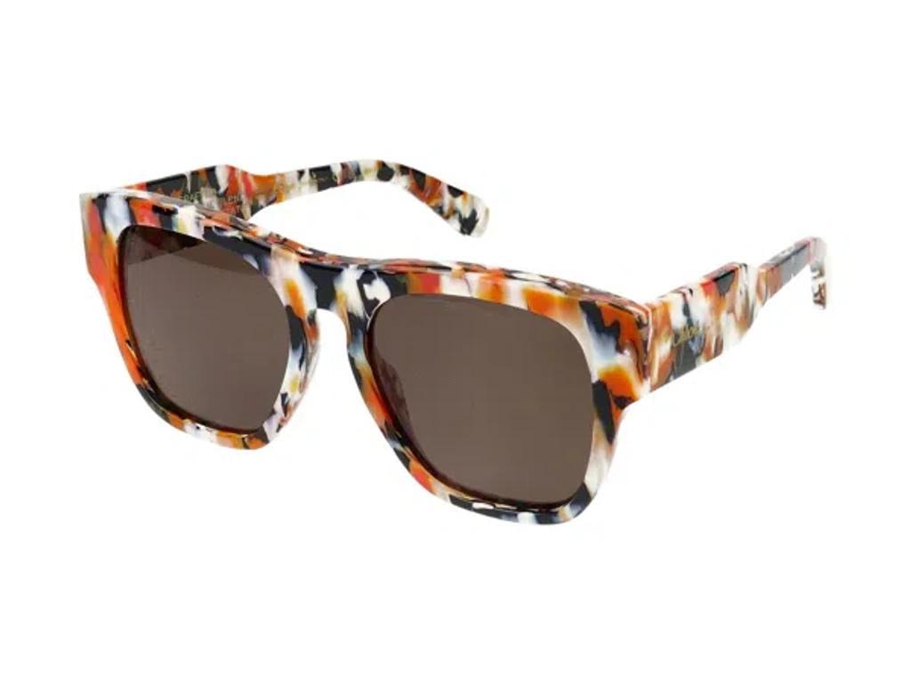 CHLOÉ Ch0149s Women's Chlo�� Sunglasses In Orange Orange Brown Product Image