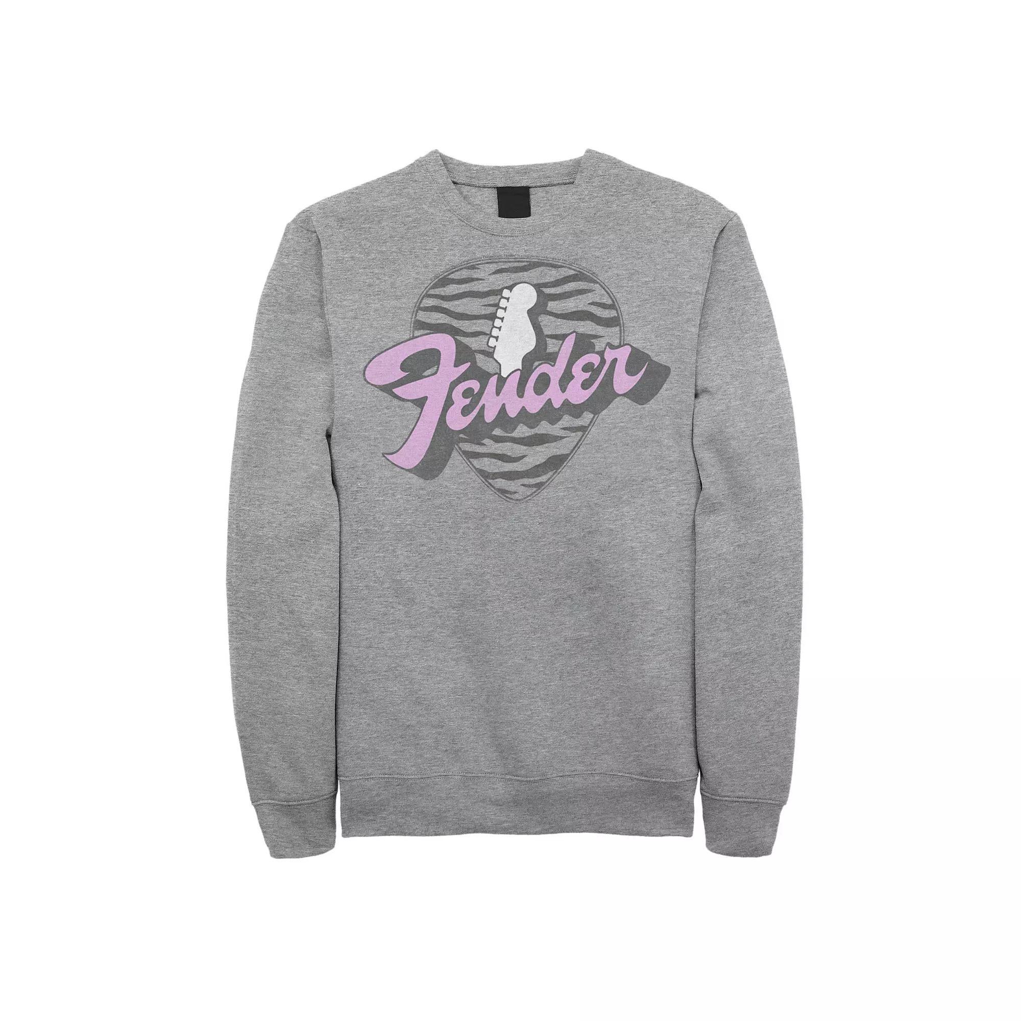 Men's Fender Western Tiger Graphic Fleece, Size: XXL, Athletic Grey Product Image