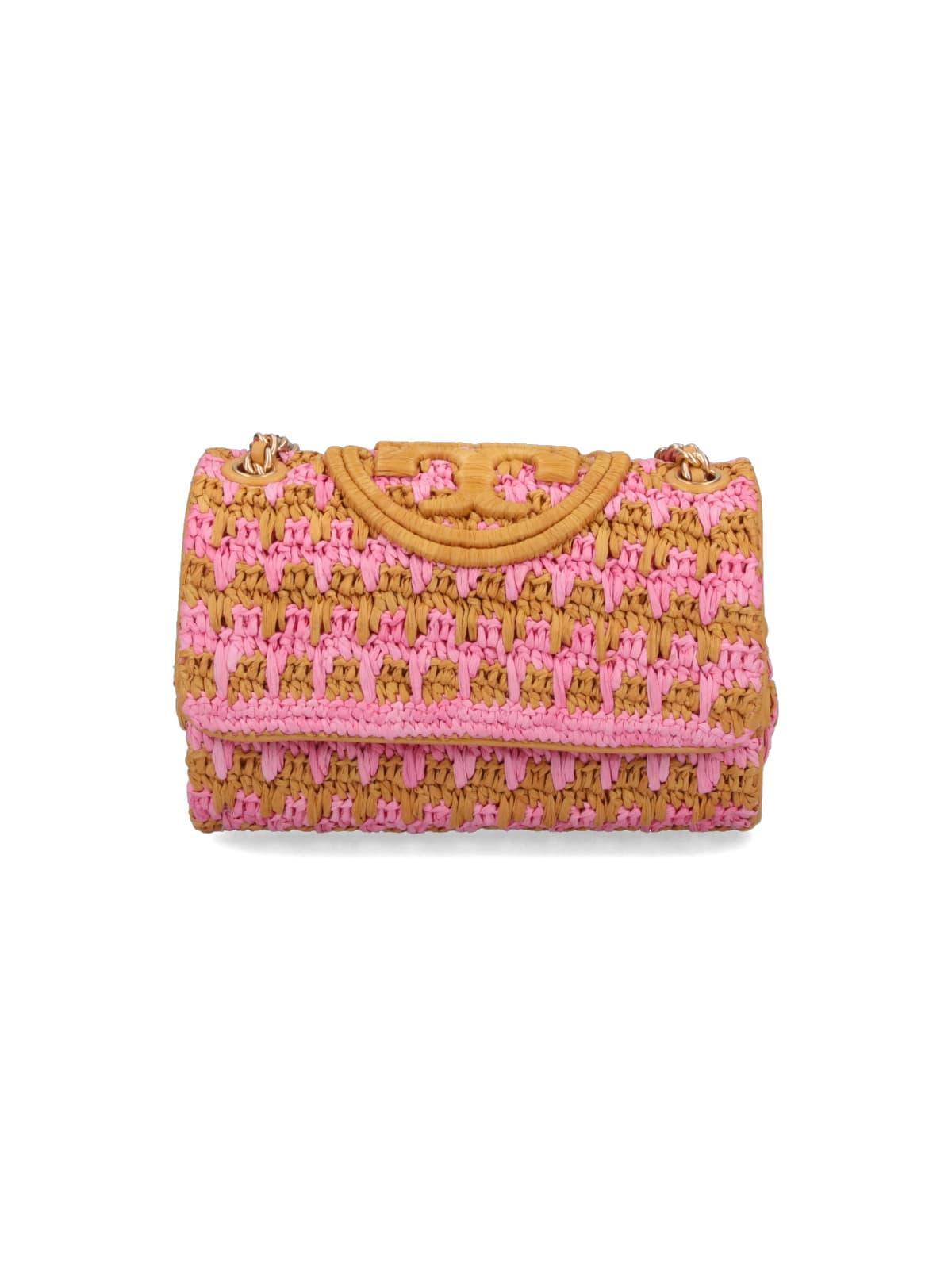 TORY BURCH Fleming Small Shoulder Bag In Pink Product Image