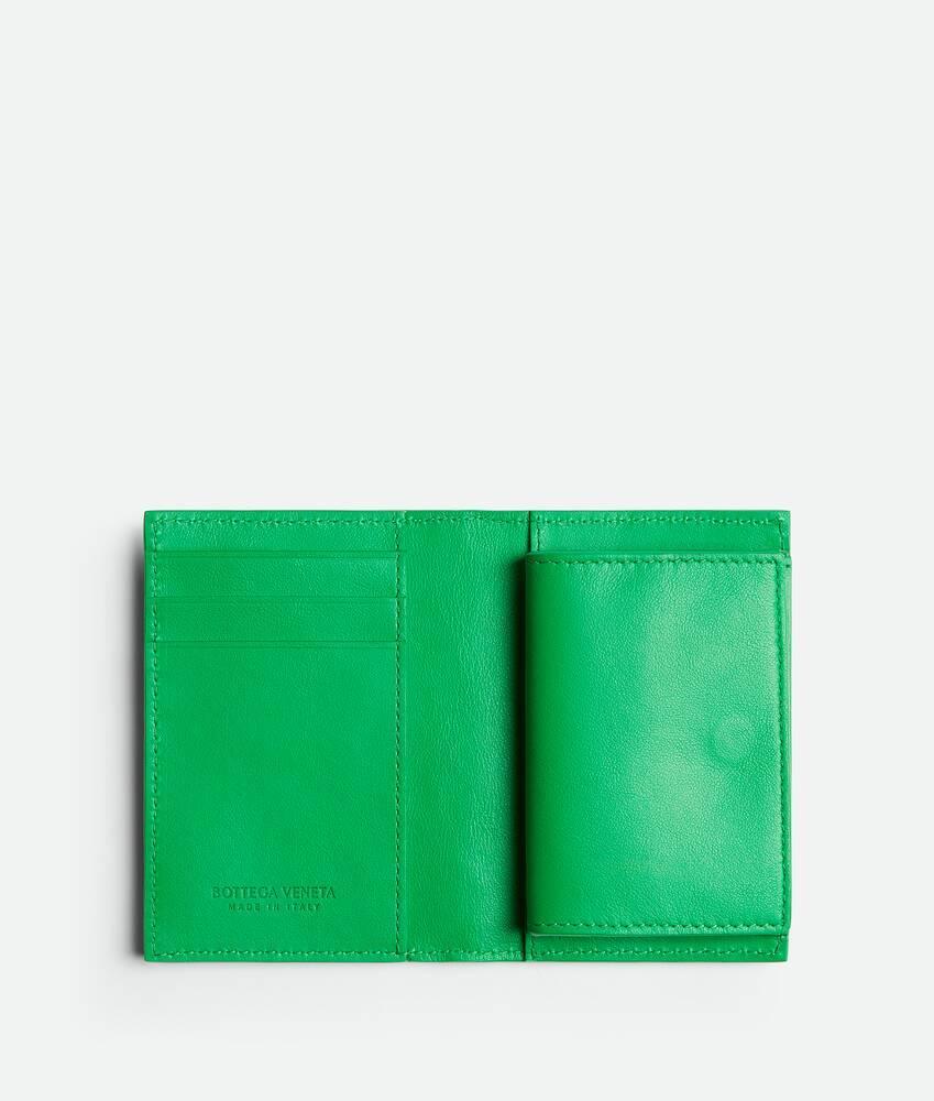 Men's Intrecciato Flap Card Case in Parakeet Product Image