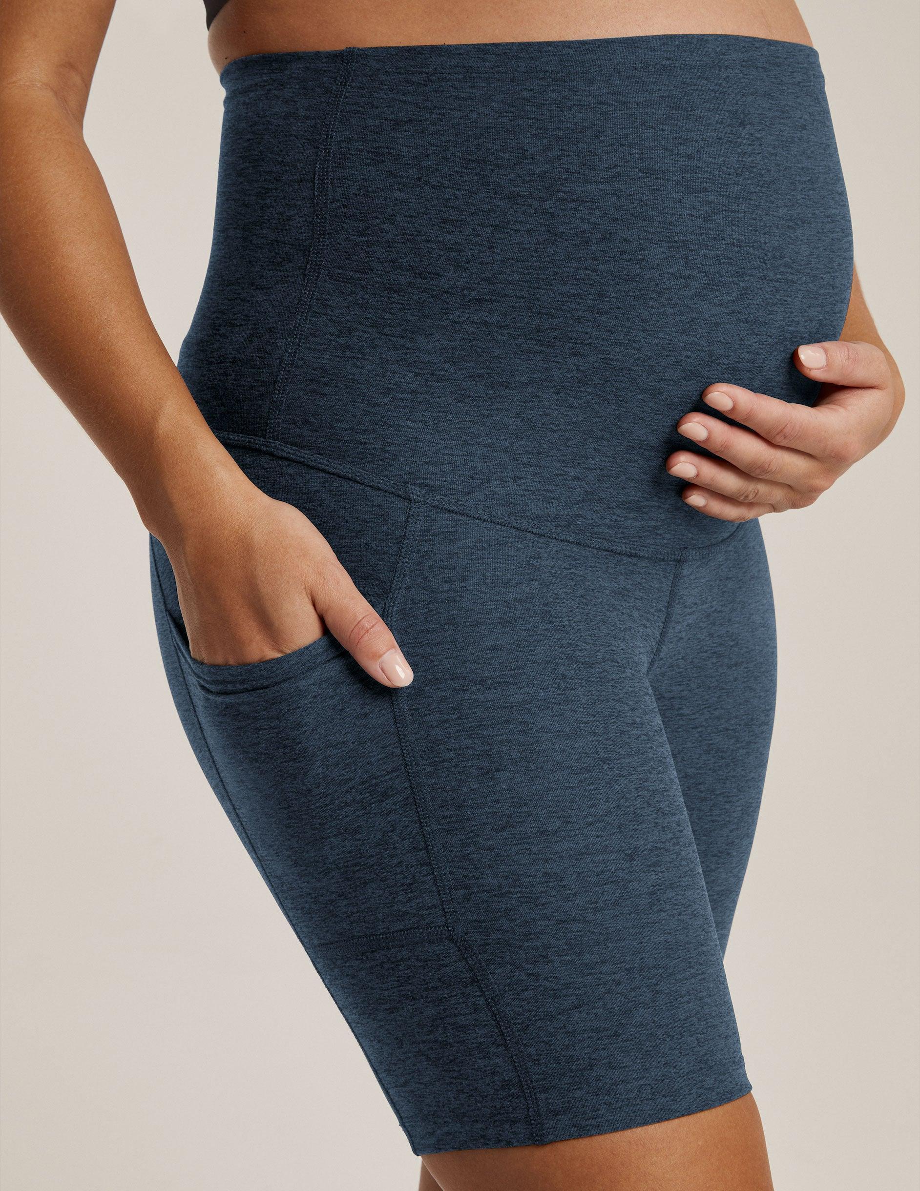 Spacedye Pockets Forever Maternity Biker Short Product Image