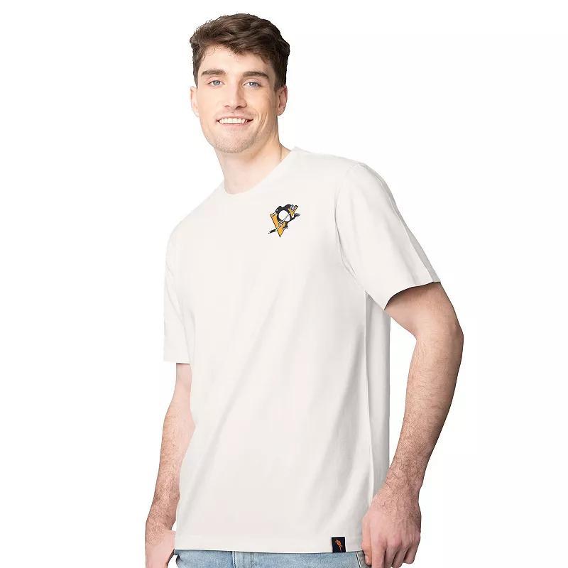 Men's Margaritaville  Cream Pittsburgh Penguins Time Flies T-Shirt, Size: Medium, Beige Product Image