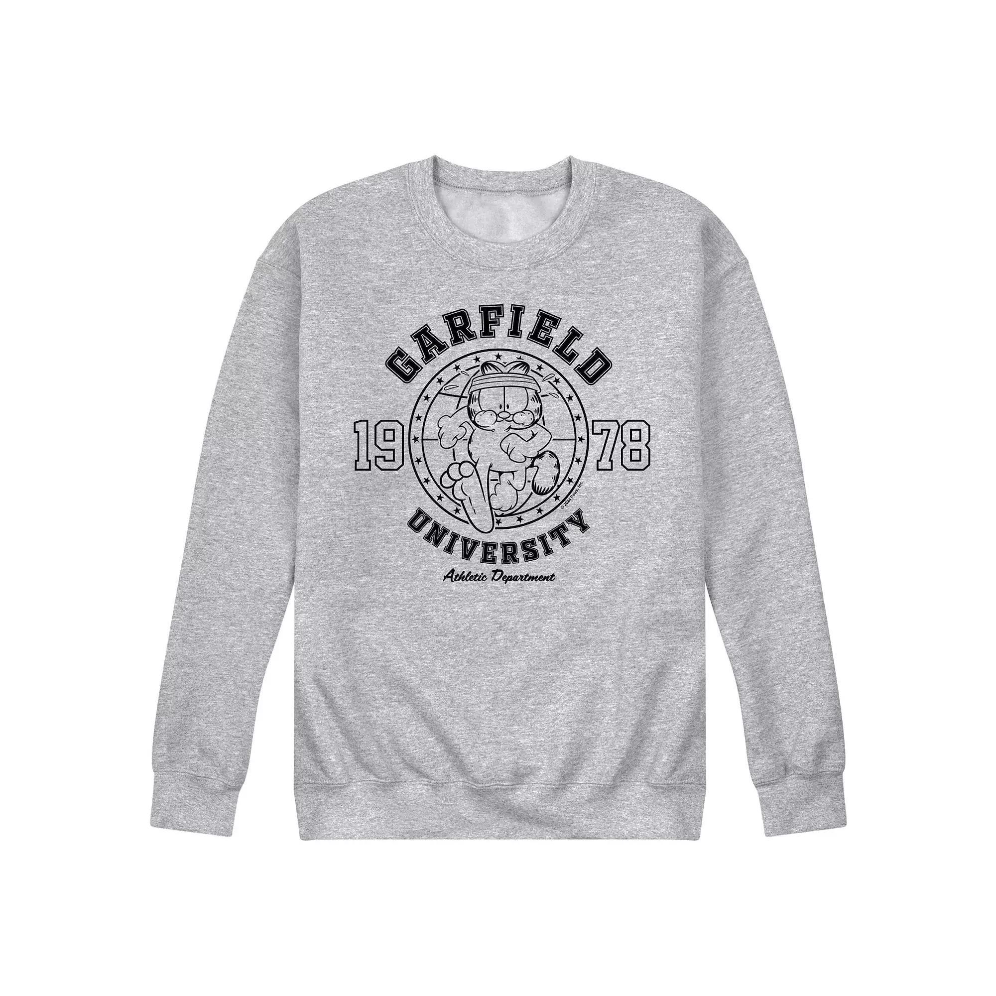Men's Garfield Athletic Dept. Running Fleece Sweatshirt,  Product Image