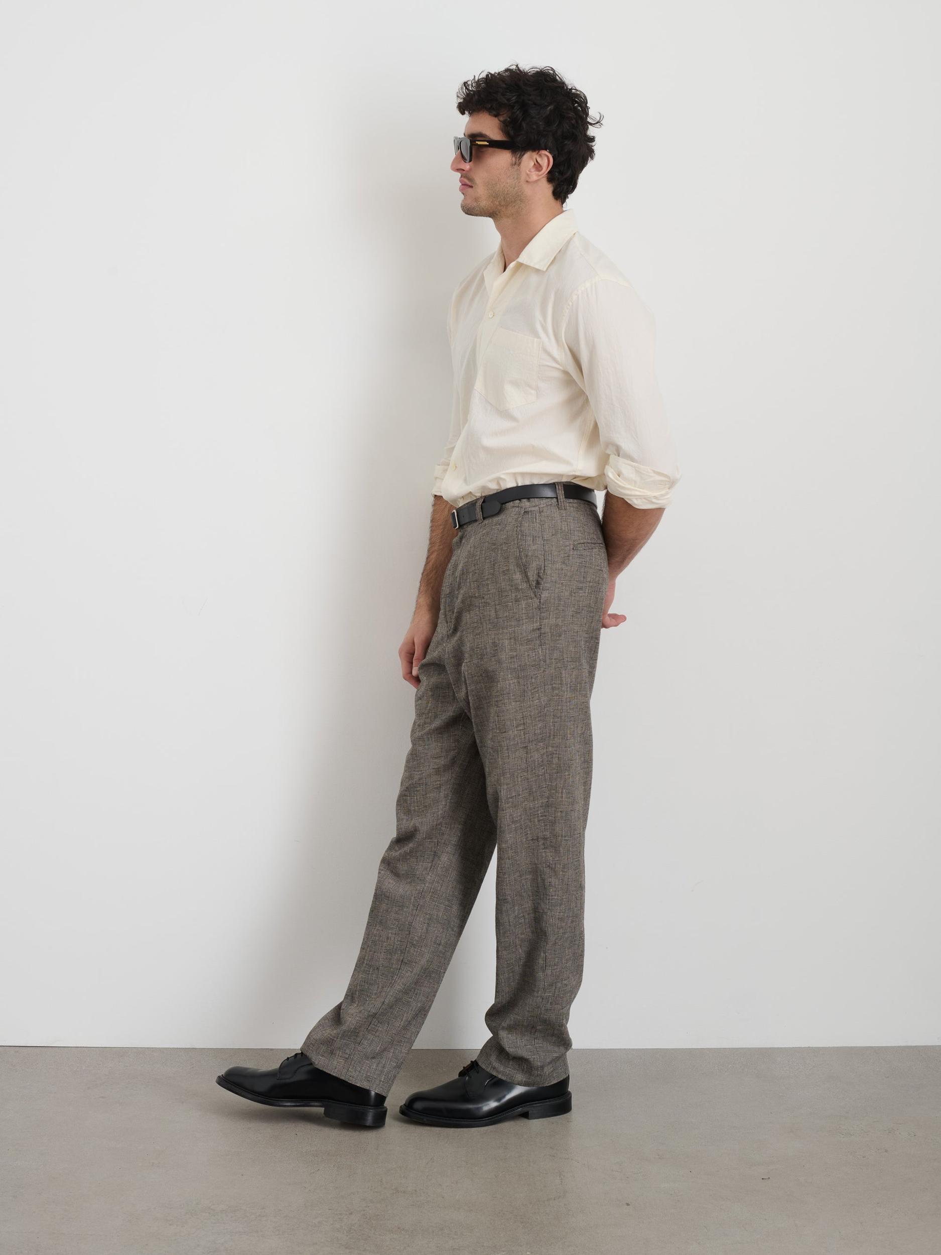Cooper Trouser in Glen Plaid Product Image