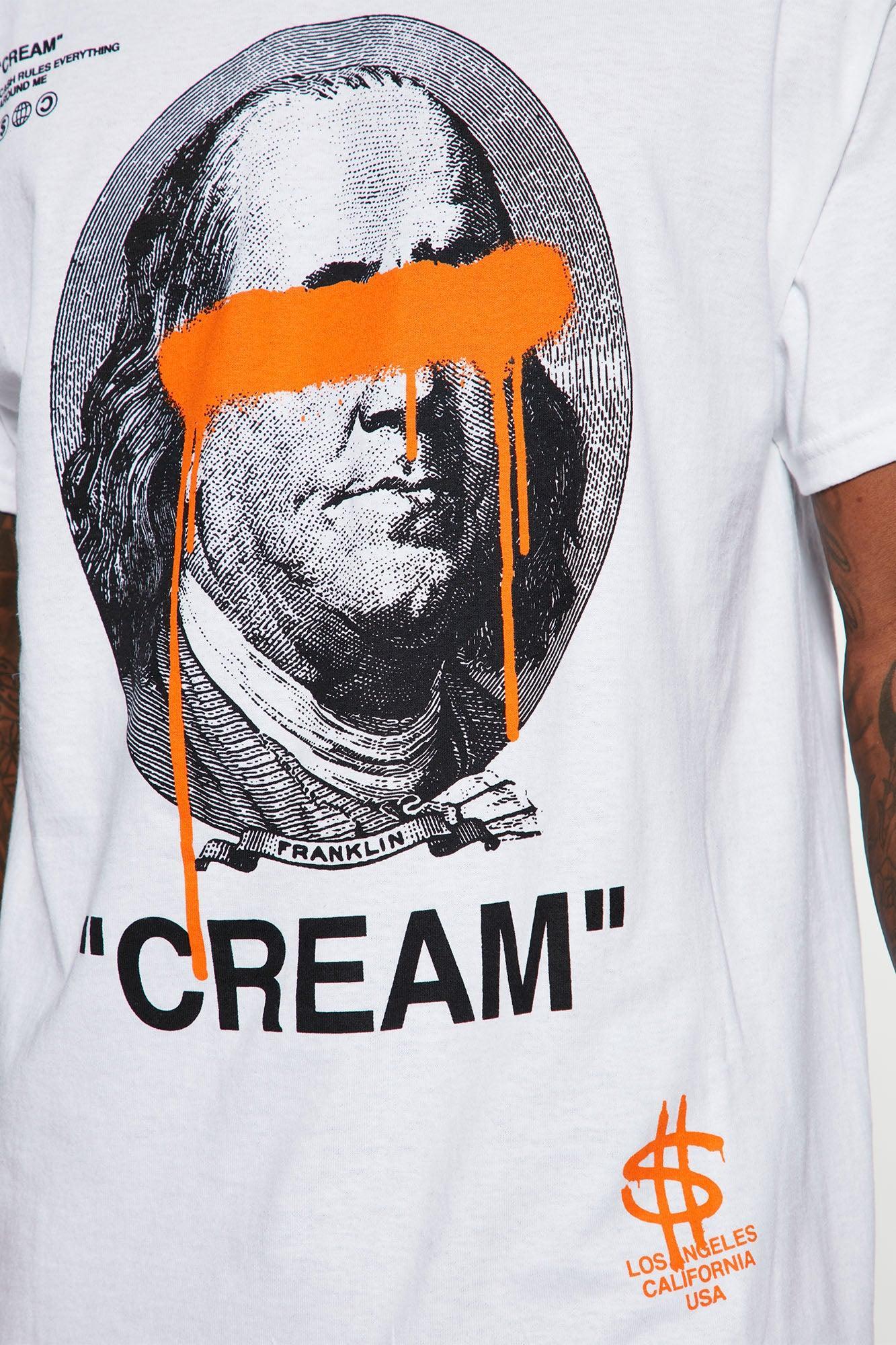 Cream Bills Short Sleeve Tee - White Product Image