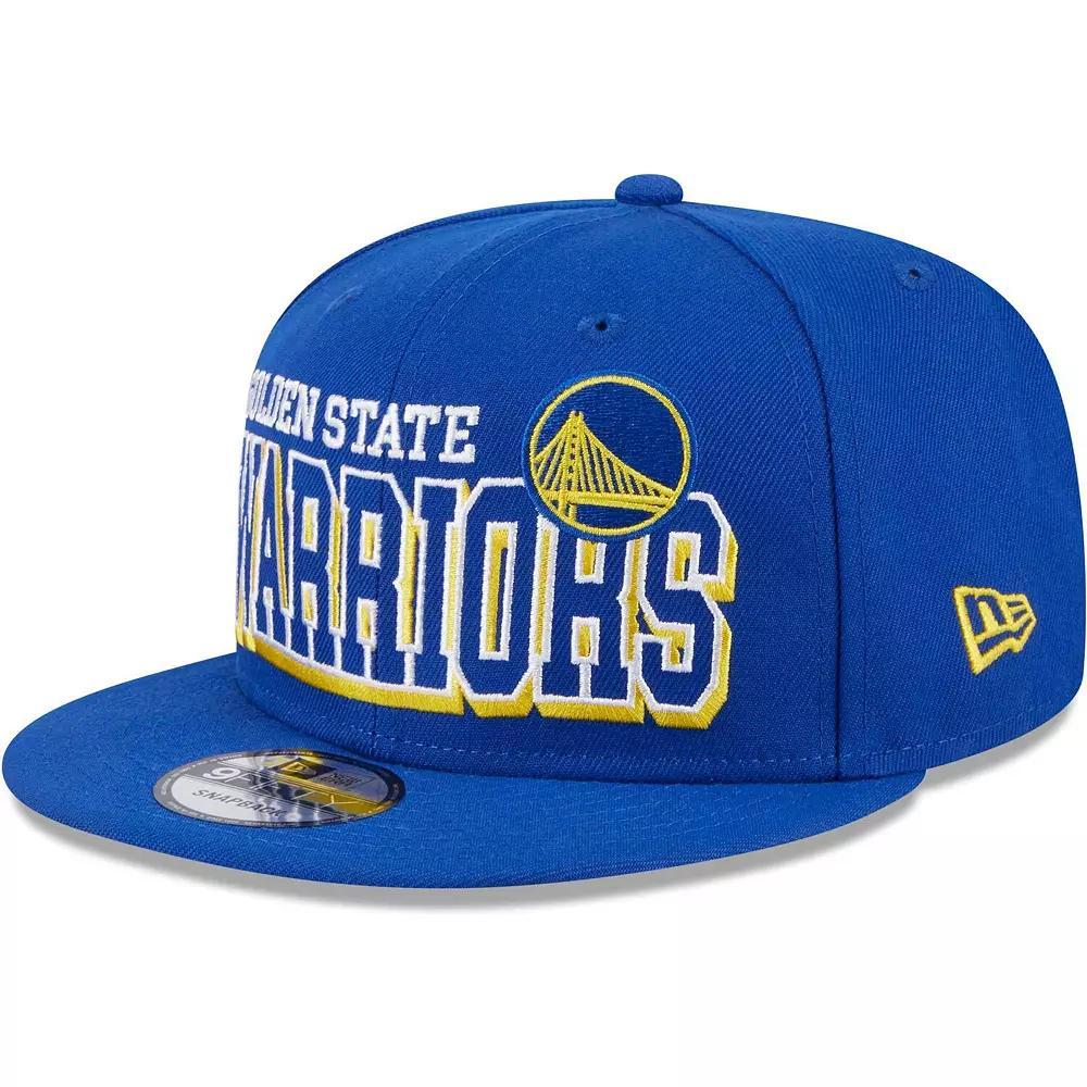 Men's New Era Royal Golden State Warriors Gameday 9FIFTY Snapback Hat, Blue Product Image