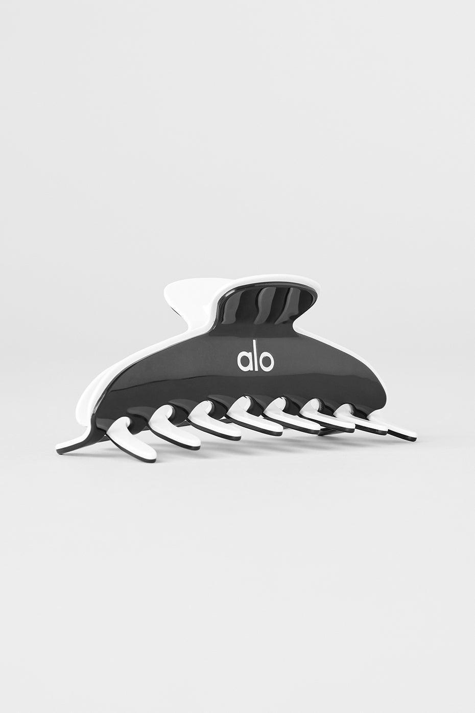 Outline Claw Clip - Black/White Product Image