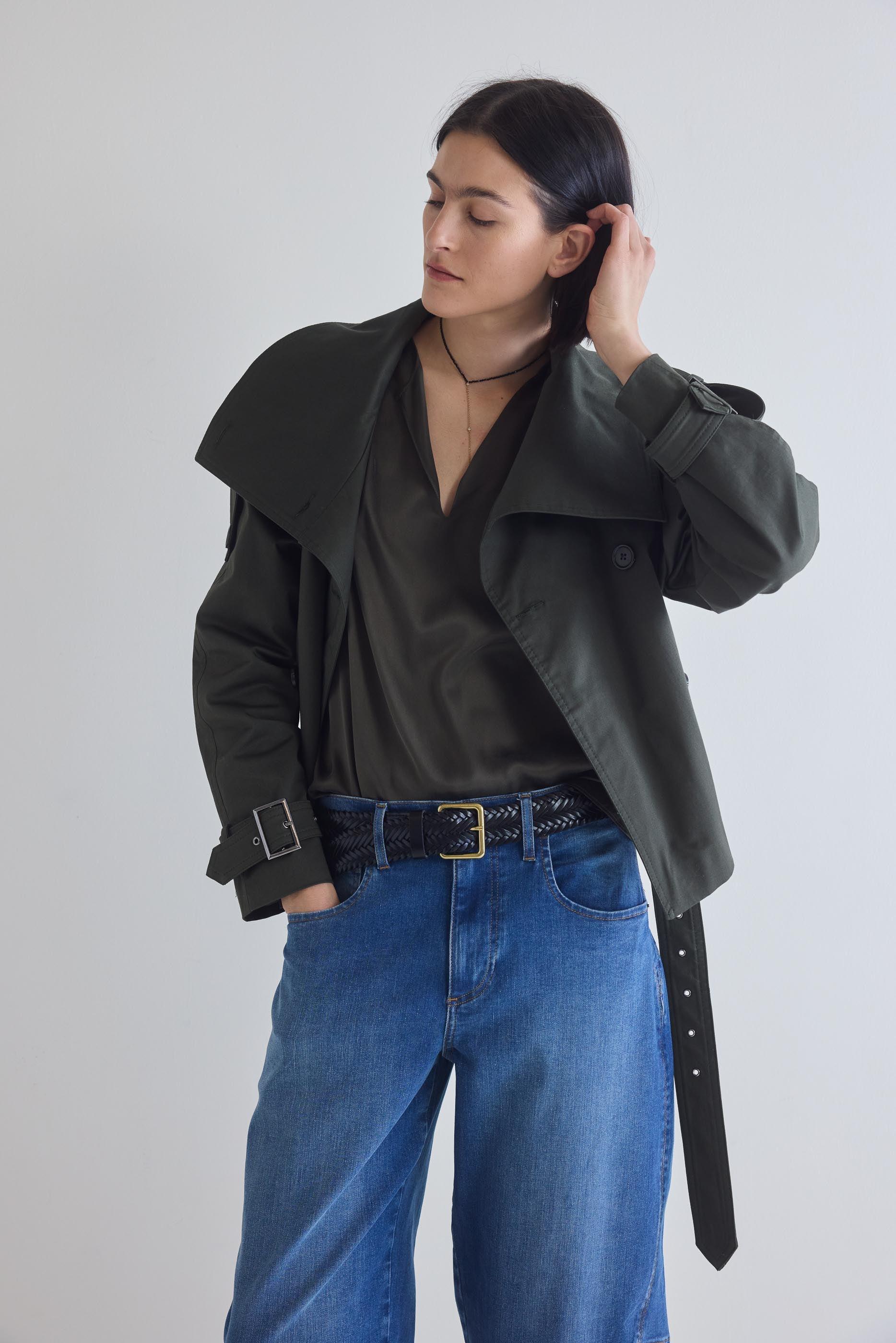 The Cropped Trench Coat Product Image