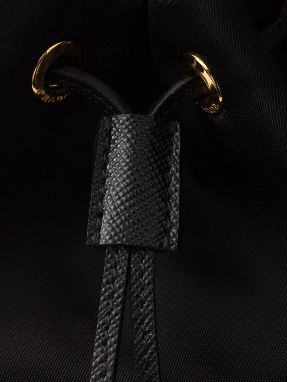 Re-Nylon drawstring bucket bag Product Image