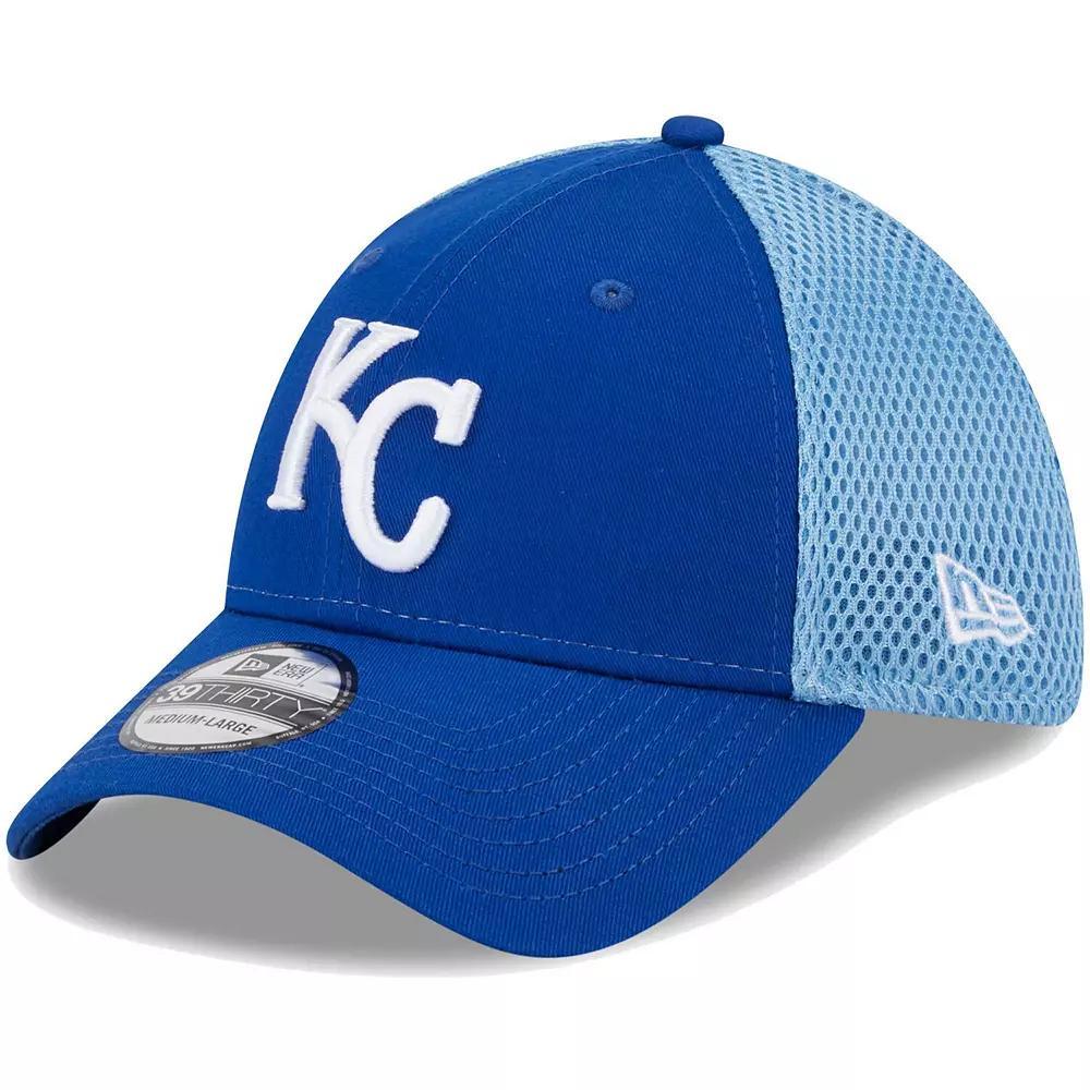 Men's New Era Royal Kansas City Royals Team Neo 39THIRTY Flex Hat,  Product Image