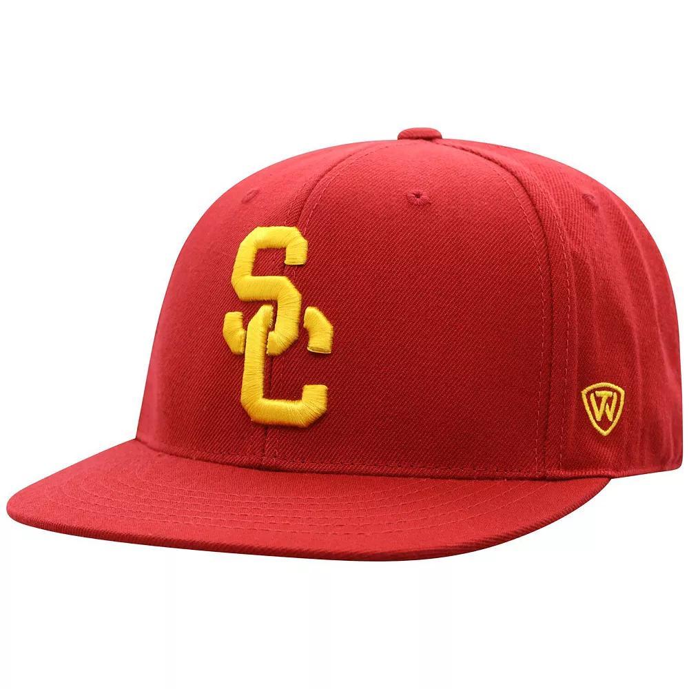 Men's Top of the World Cardinal USC Trojans Team Color Fitted Hat,  Product Image