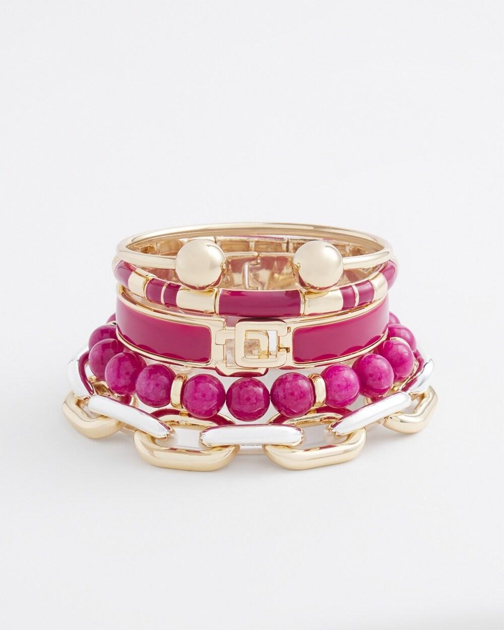 Chico's Click Lip Shell Bangle Product Image