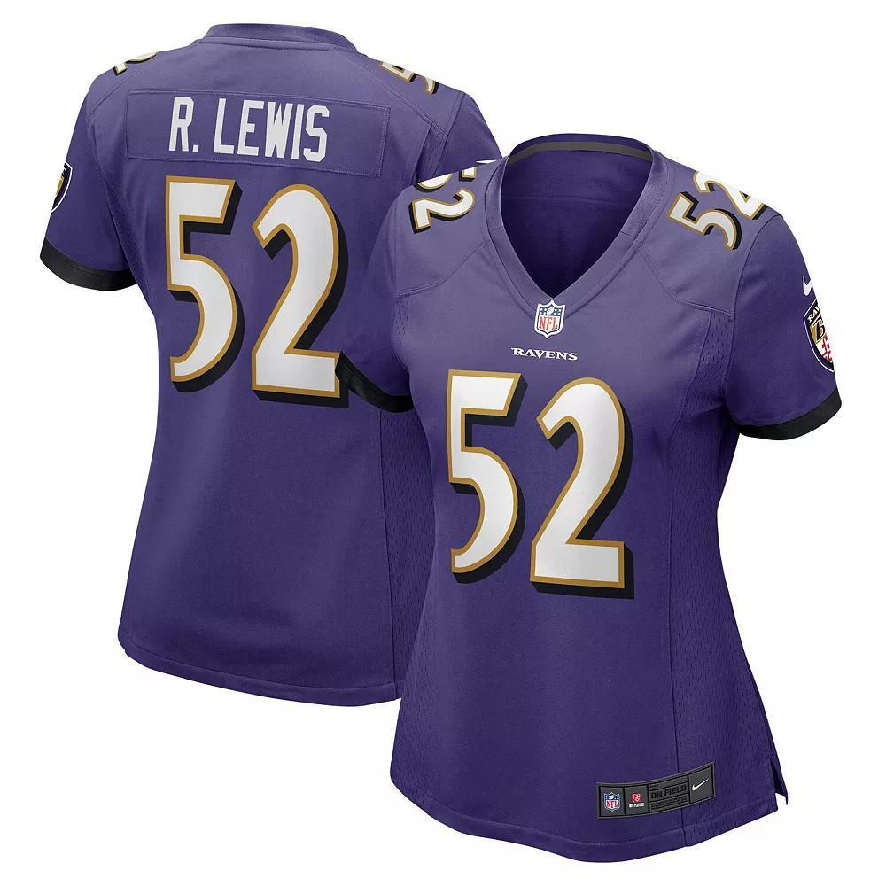 Women's Baltimore Ravens Ray Lewis Nike Purple Game Jersey,  Product Image