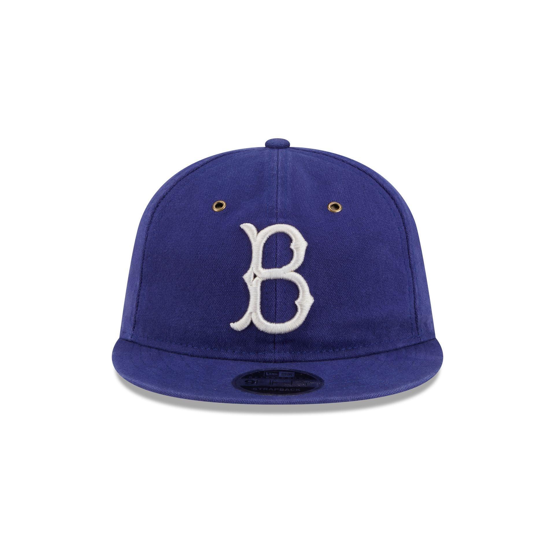 Brooklyn Dodgers Cotton Canvas Retro Crown 9FIFTY Adjustable Hat Male Product Image