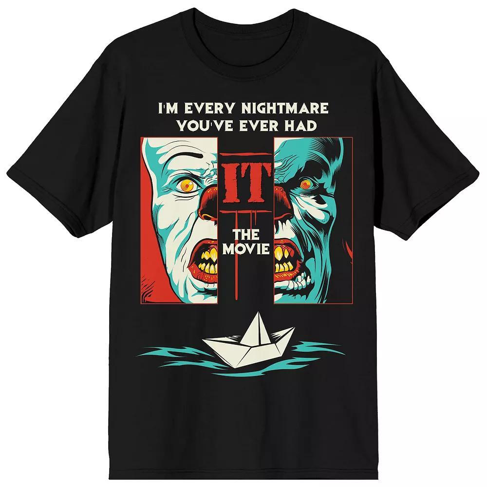 Men's It Classic 1990 Split Face Tee, Size: Large, Black Product Image