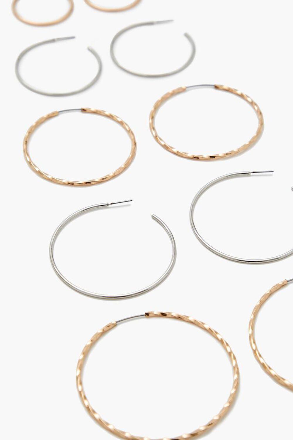 Etched Hoop Earring Set | Forever 21 Product Image