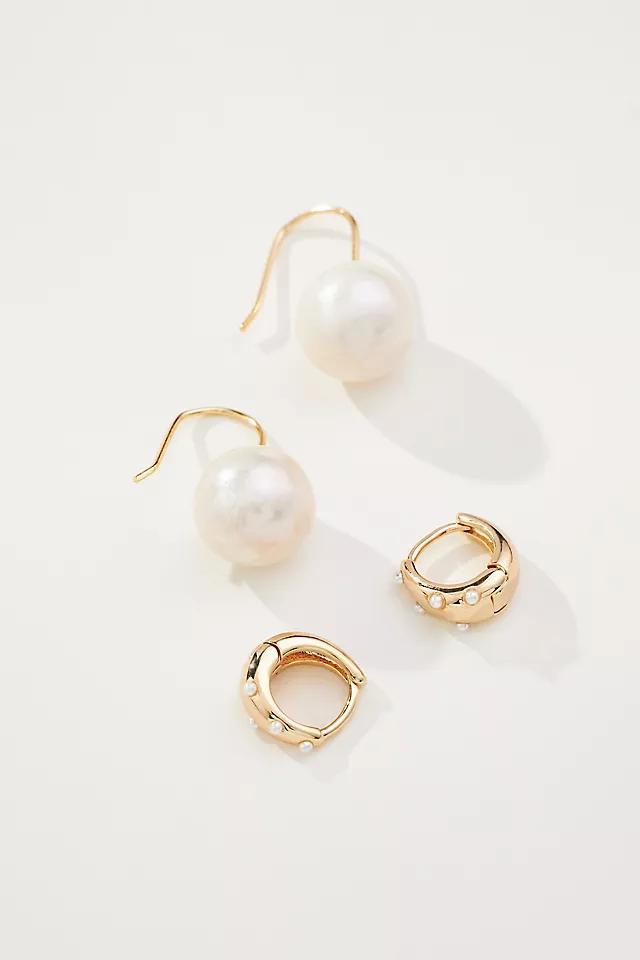 Pivotal Pearl Earrings, Set of 2 Product Image