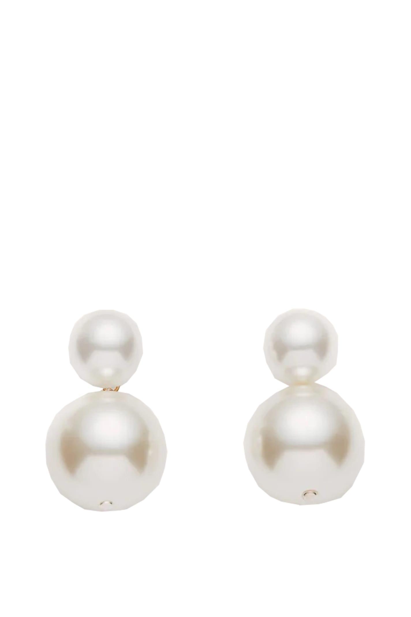 MAGDA BUTRYM Earring In White Product Image