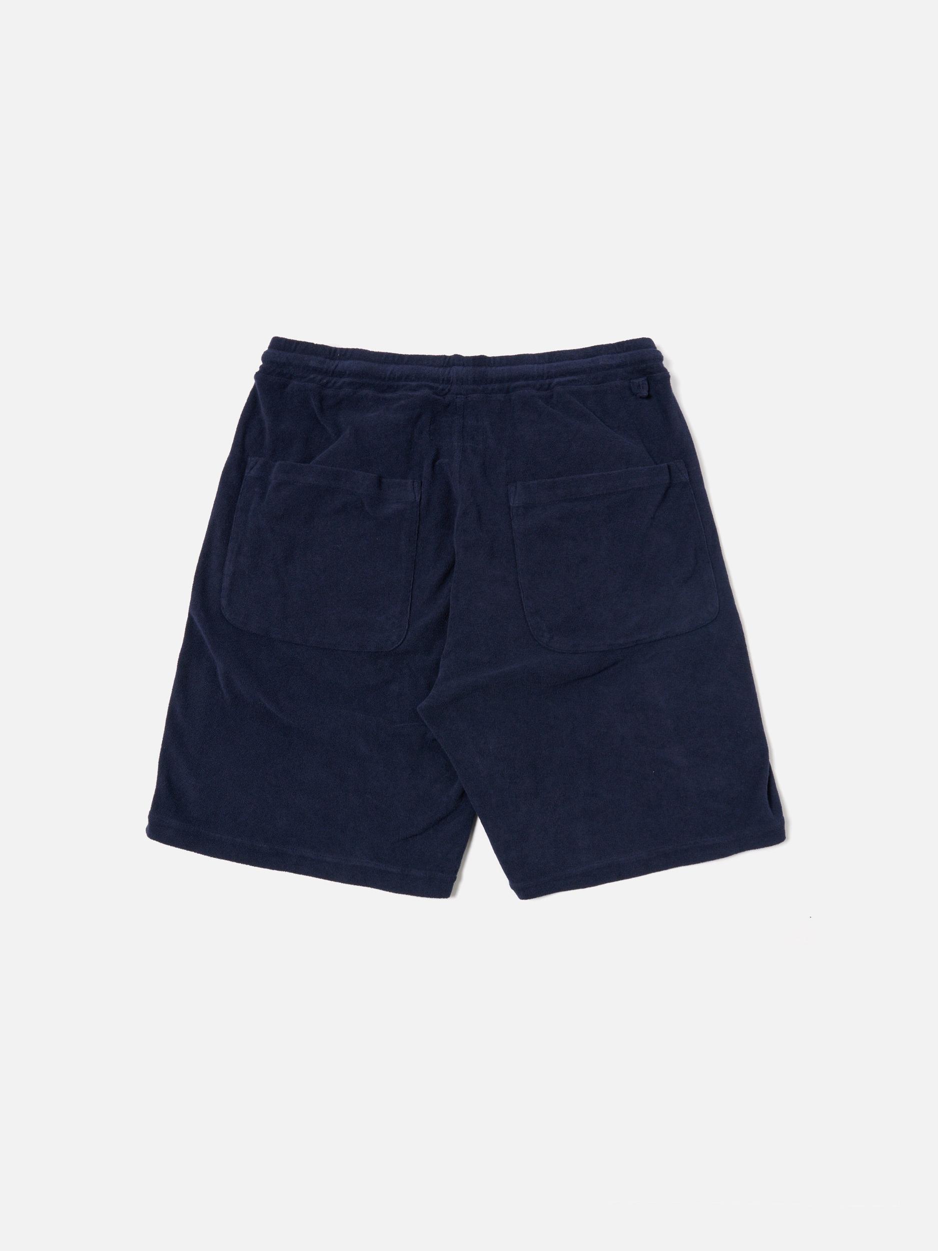 Bright Navy Light Weight Terry Simple Short Product Image