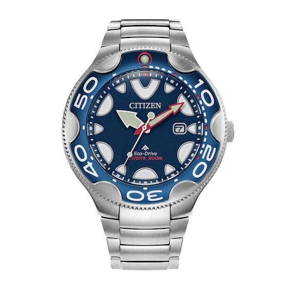 Citizen Mens Sea Collection Promaster Dive Three Hand Blue Strap Watch Product Image