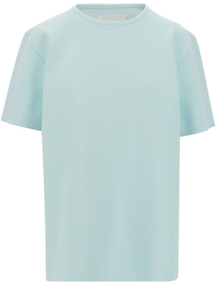 JIL SANDER Crewneck Short In Blue Product Image