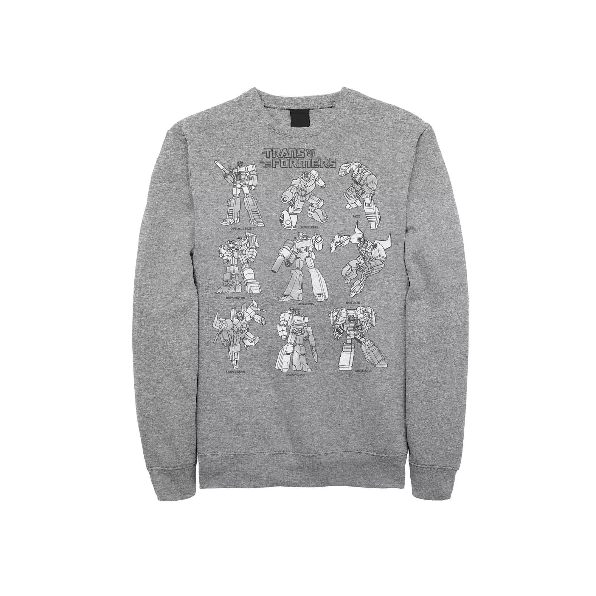 Men's Transformers Sketches Stack Sweatshirt,  Product Image